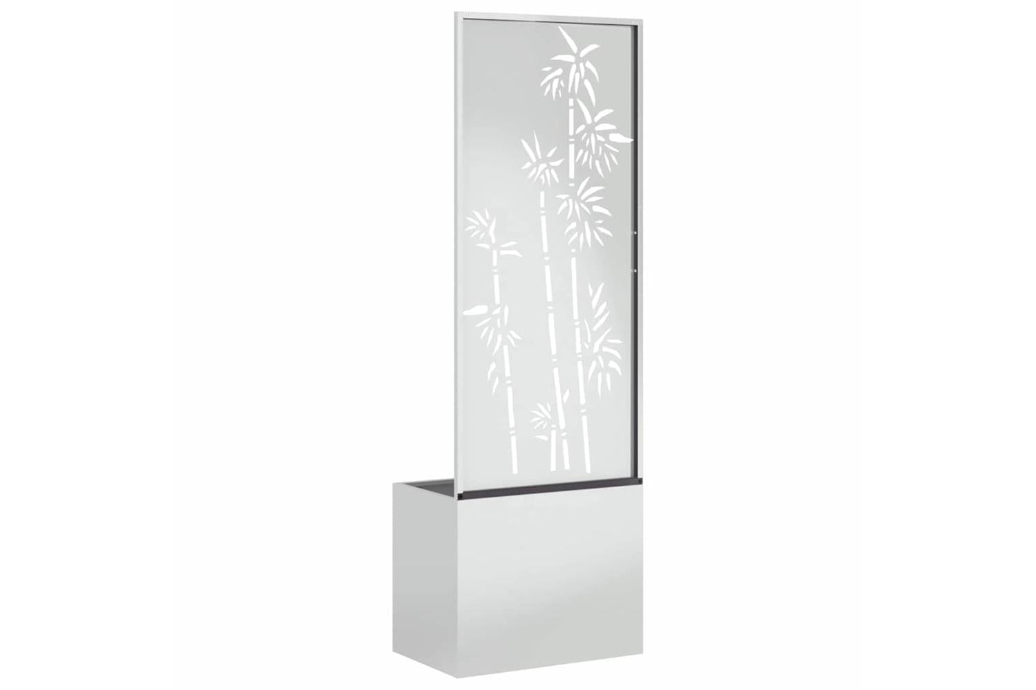 Garden Privacy Screen Silver 50 X 140 Cm Galvanised Steel-8