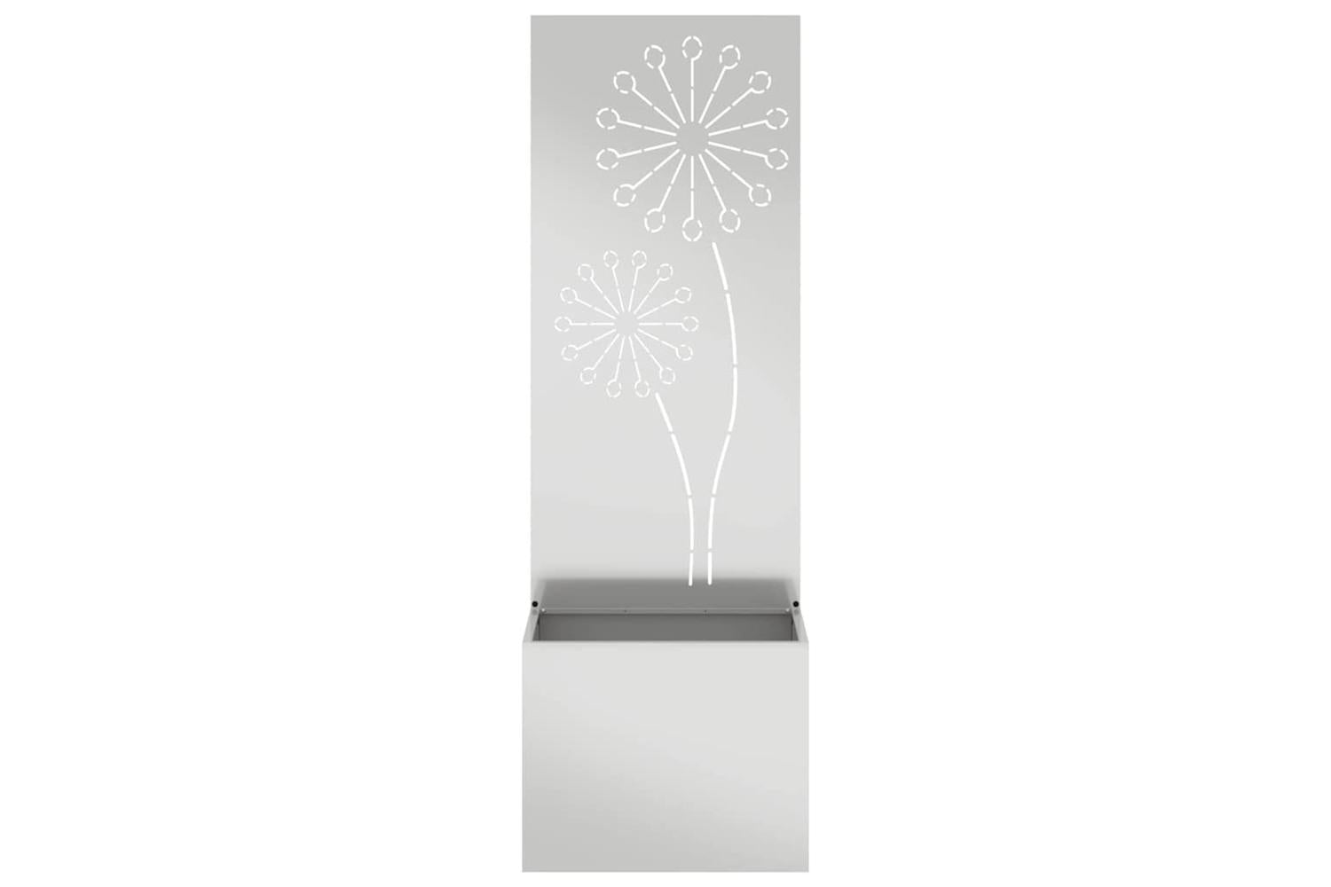 Garden Privacy Screen Silver 50 X 140 Cm Galvanised Steel-5
