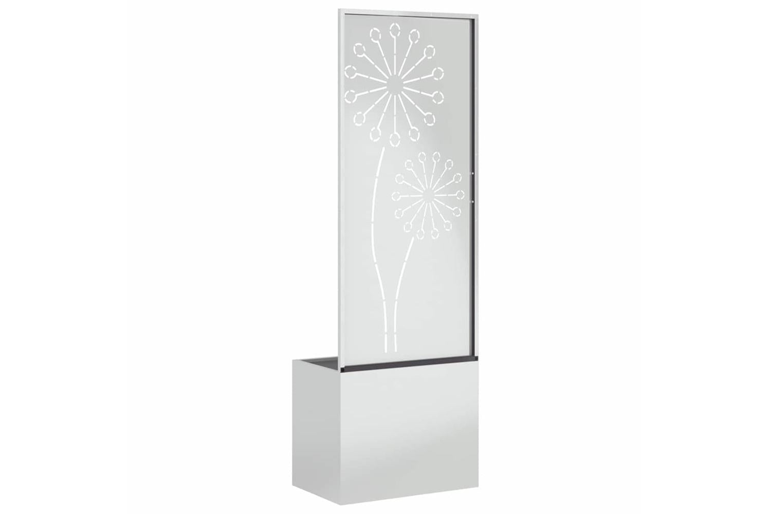 Garden Privacy Screen Silver 50 X 140 Cm Galvanised Steel-7