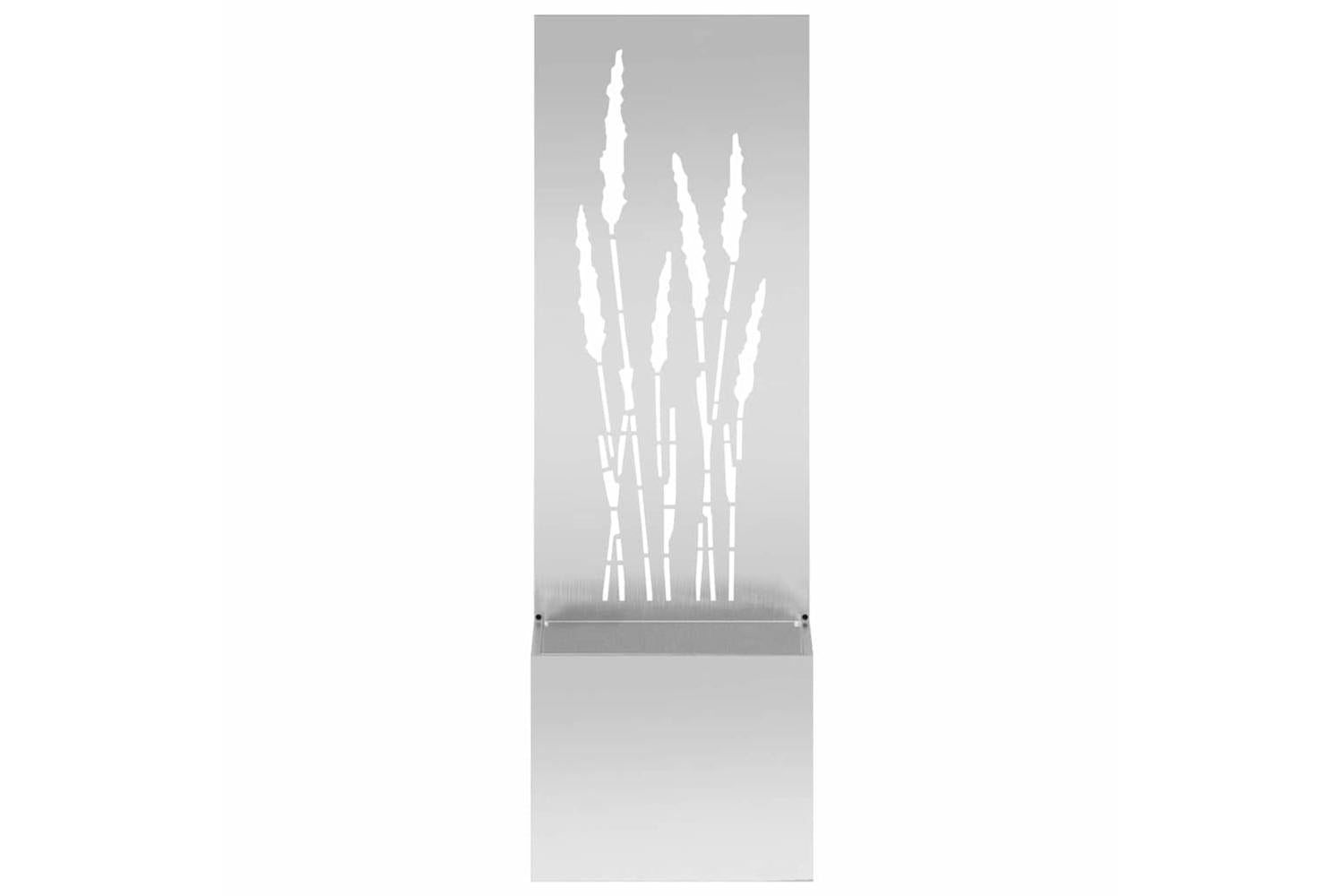 Garden Privacy Screen Silver 50 X 140 Cm Galvanised Steel-5