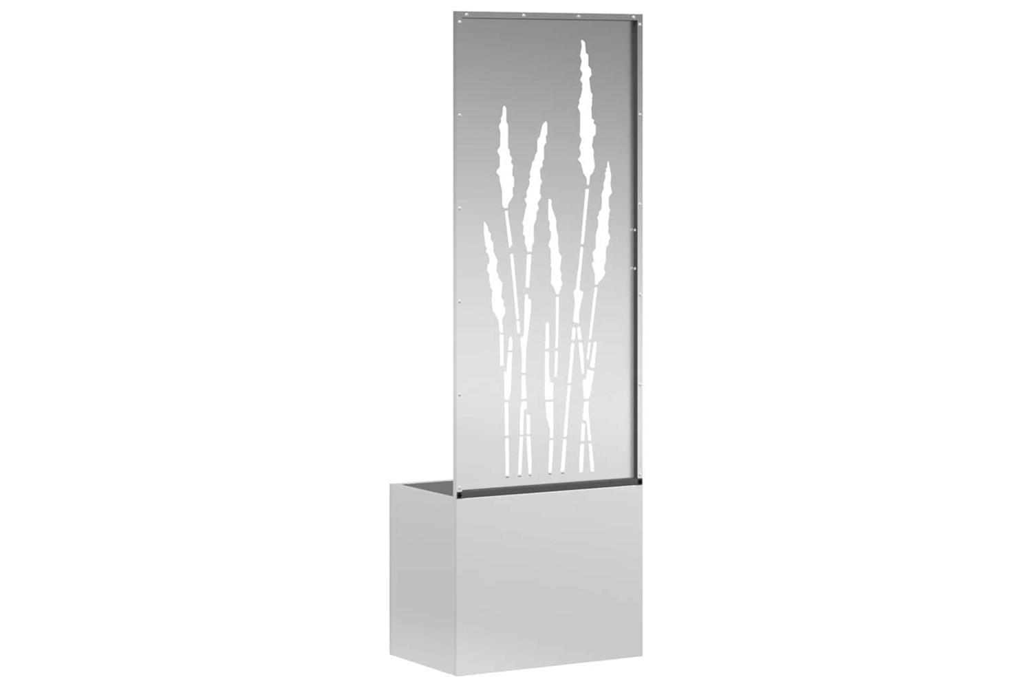 Garden Privacy Screen Silver 50 X 140 Cm Galvanised Steel-7