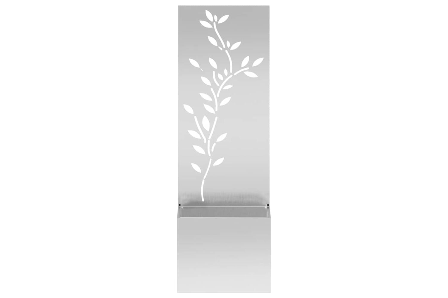 Garden Privacy Screen Silver 50 X 140 Cm Galvanised Steel-6