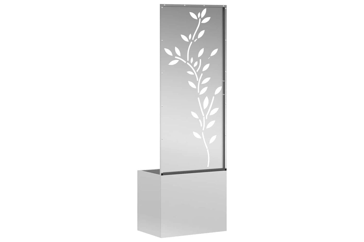 Garden Privacy Screen Silver 50 X 140 Cm Galvanised Steel-9