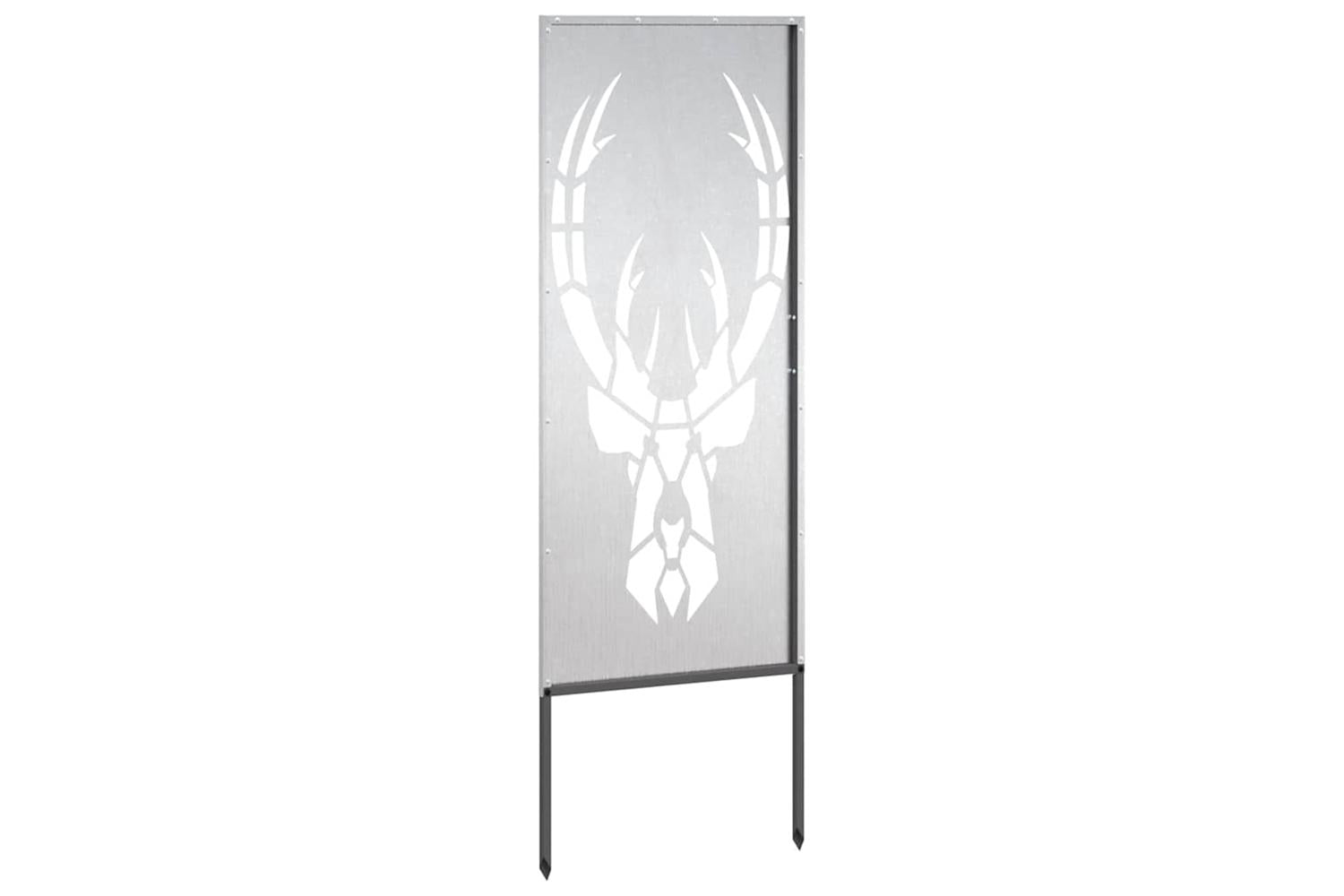 Garden Privacy Screen Silver 50 X140cm Stainless Steel-5