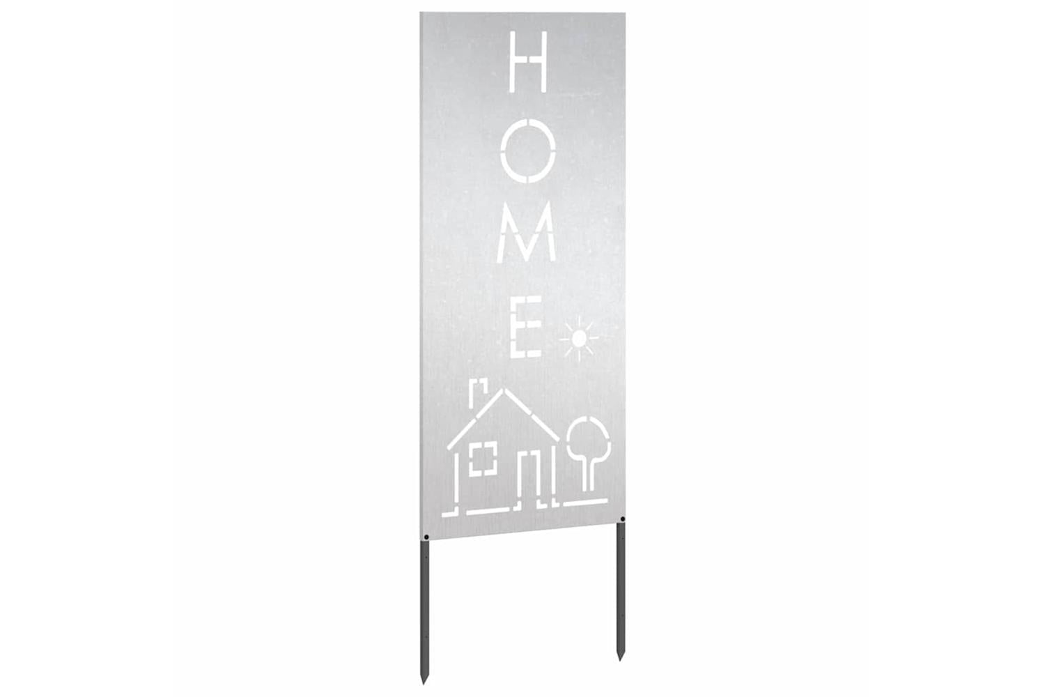 Garden Privacy Screen Silver 50 X140cm Stainless Steel-4