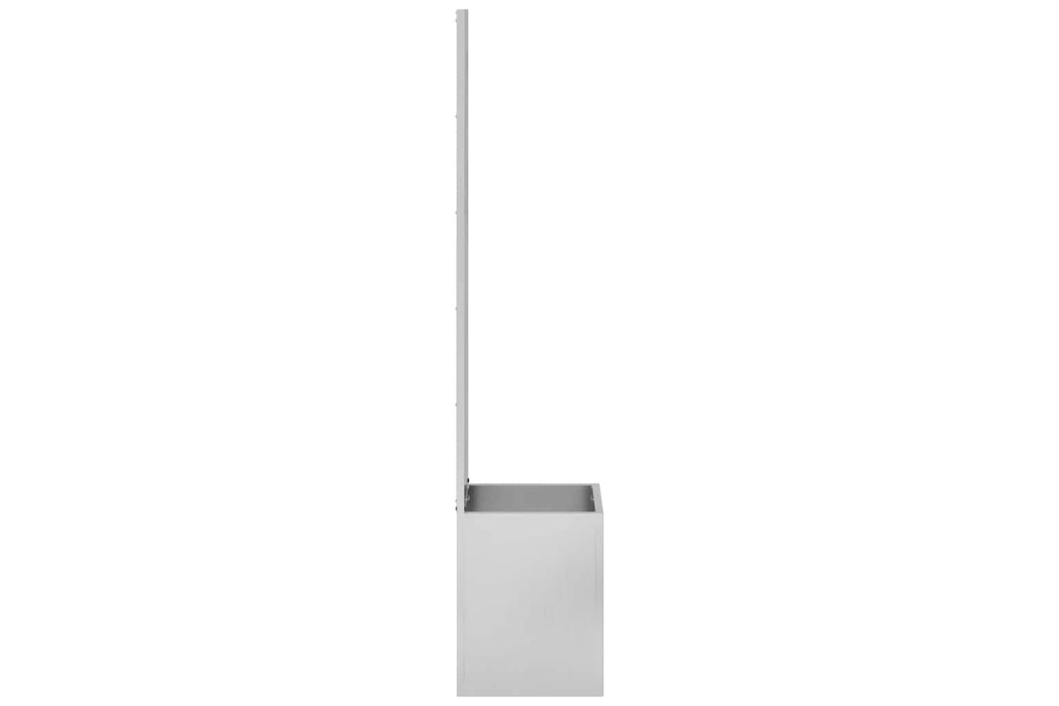 Garden Privacy Screen Sliver 32 X 140 Cm Stainless Steel-6
