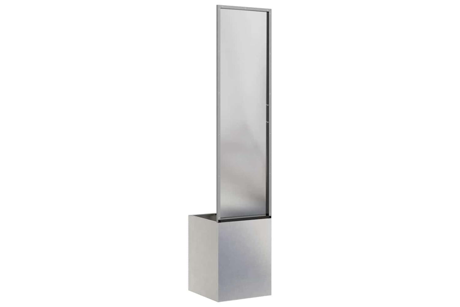 Garden Privacy Screen Sliver 32 X 140 Cm Stainless Steel-7