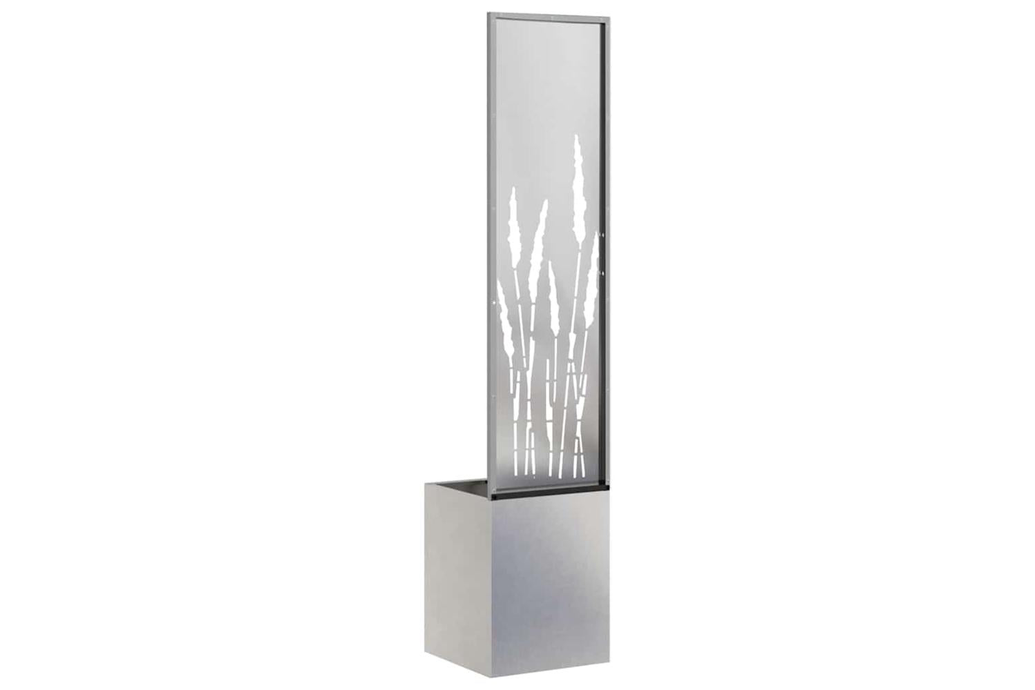 Garden Privacy Screen Sliver 32 X 140 Cm Stainless Steel-7
