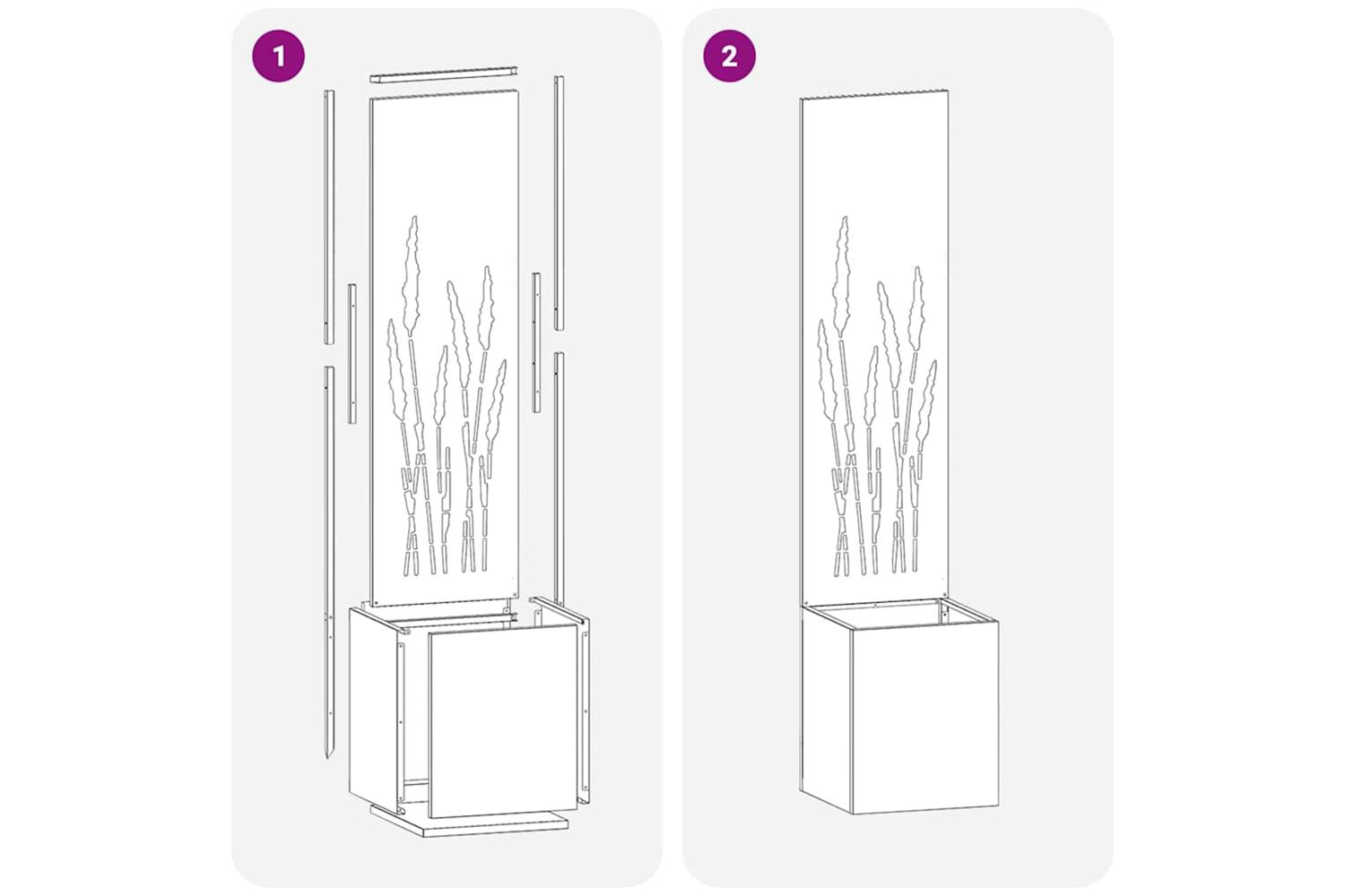 Garden Privacy Screen Sliver 32 X 140 Cm Stainless Steel-9