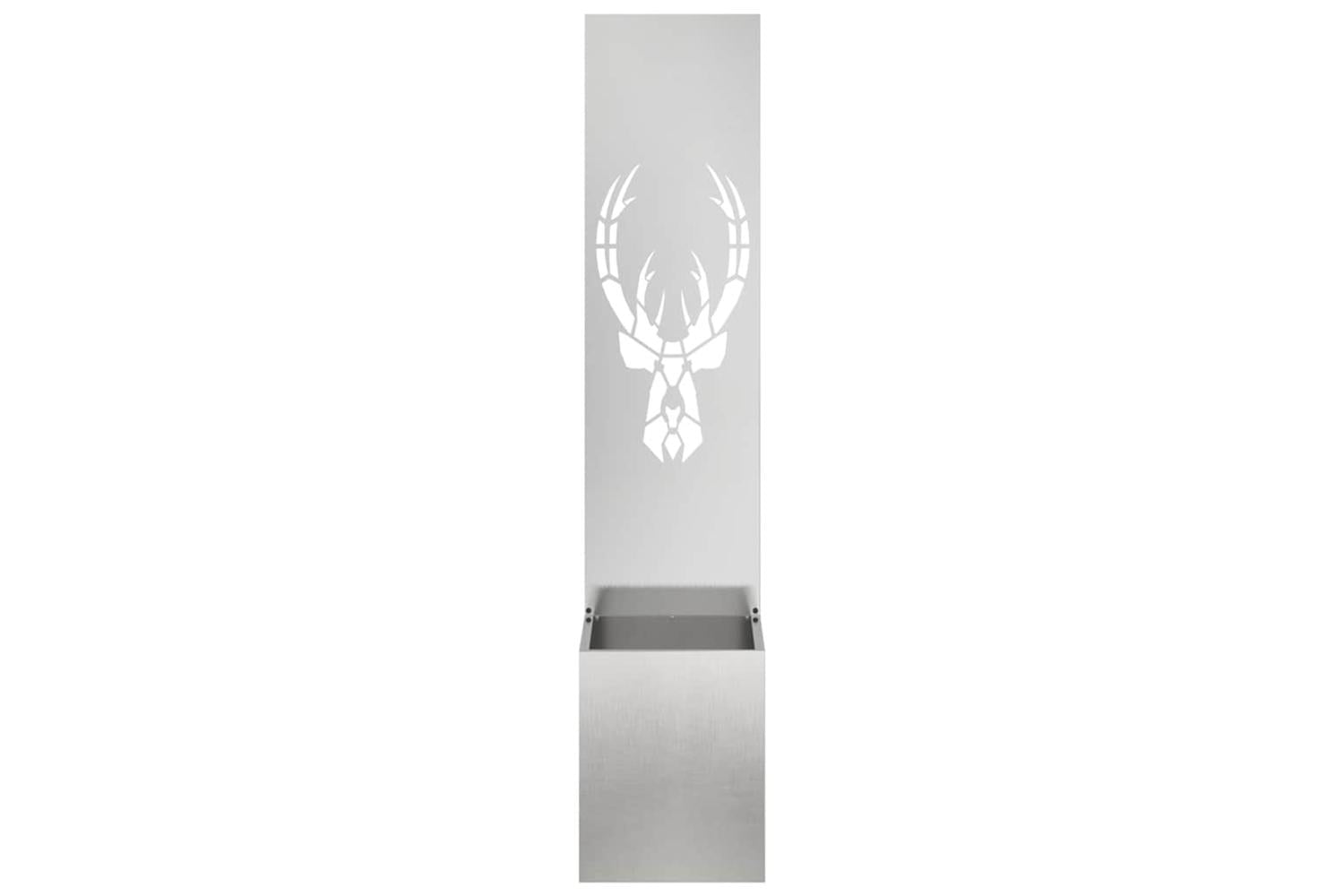 Garden Privacy Screen Sliver 32 X 140 Cm Stainless Steel-5