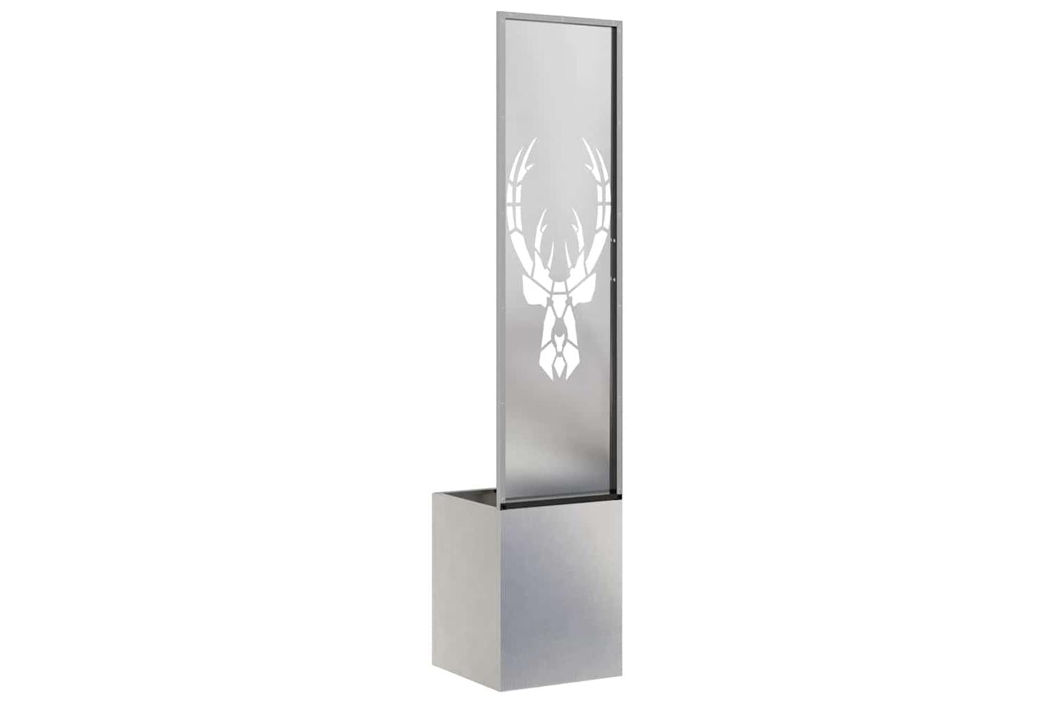 Garden Privacy Screen Sliver 32 X 140 Cm Stainless Steel-7