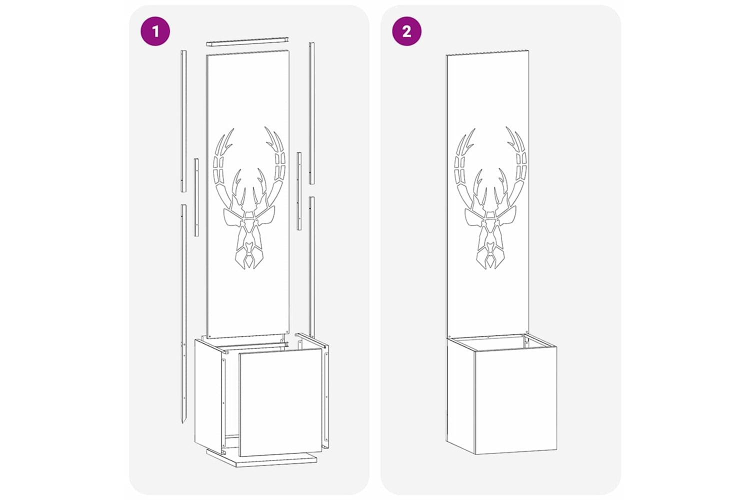 Garden Privacy Screen Sliver 32 X 140 Cm Stainless Steel-9