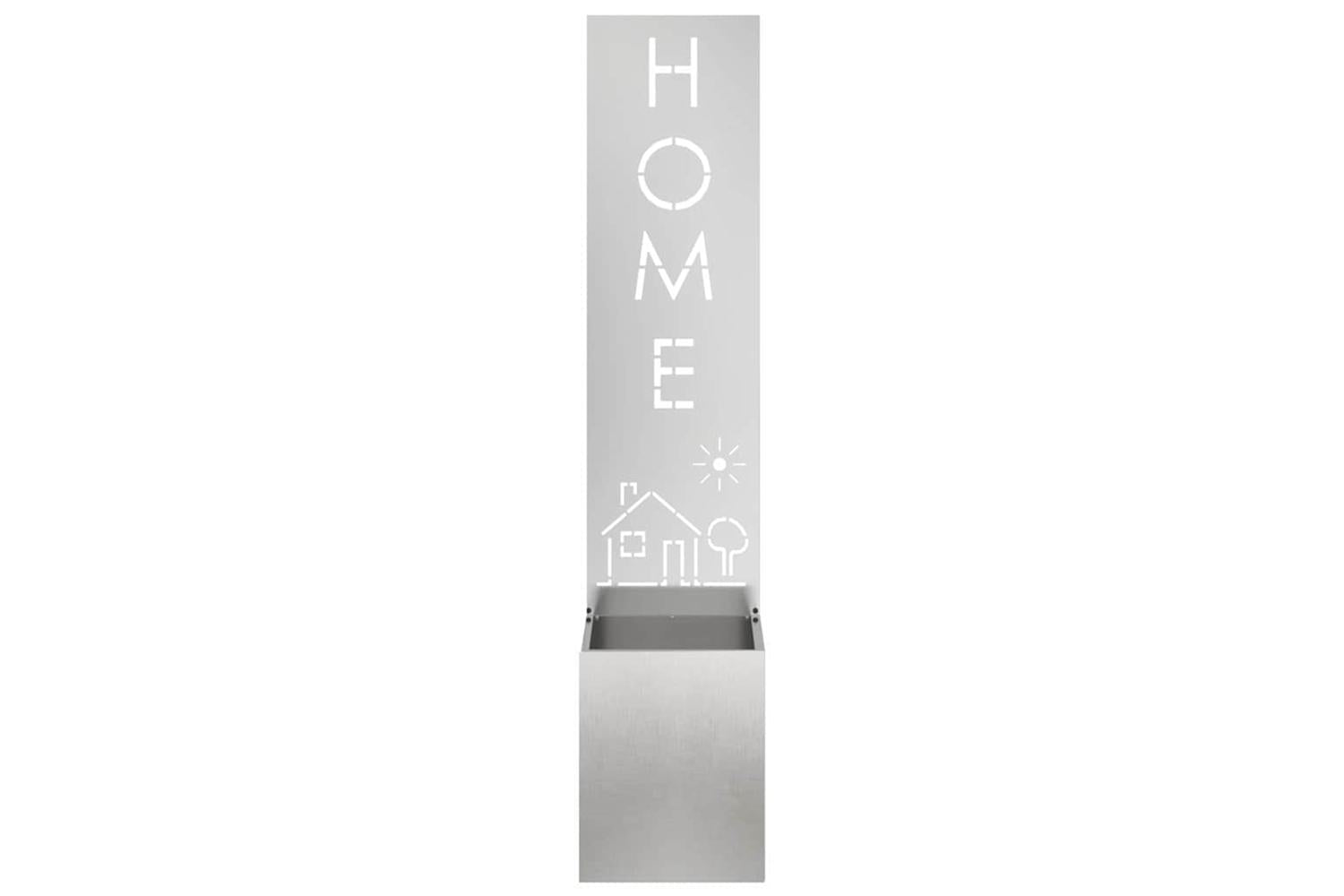 Garden Privacy Screen Sliver 32 X 140 Cm Stainless Steel-5