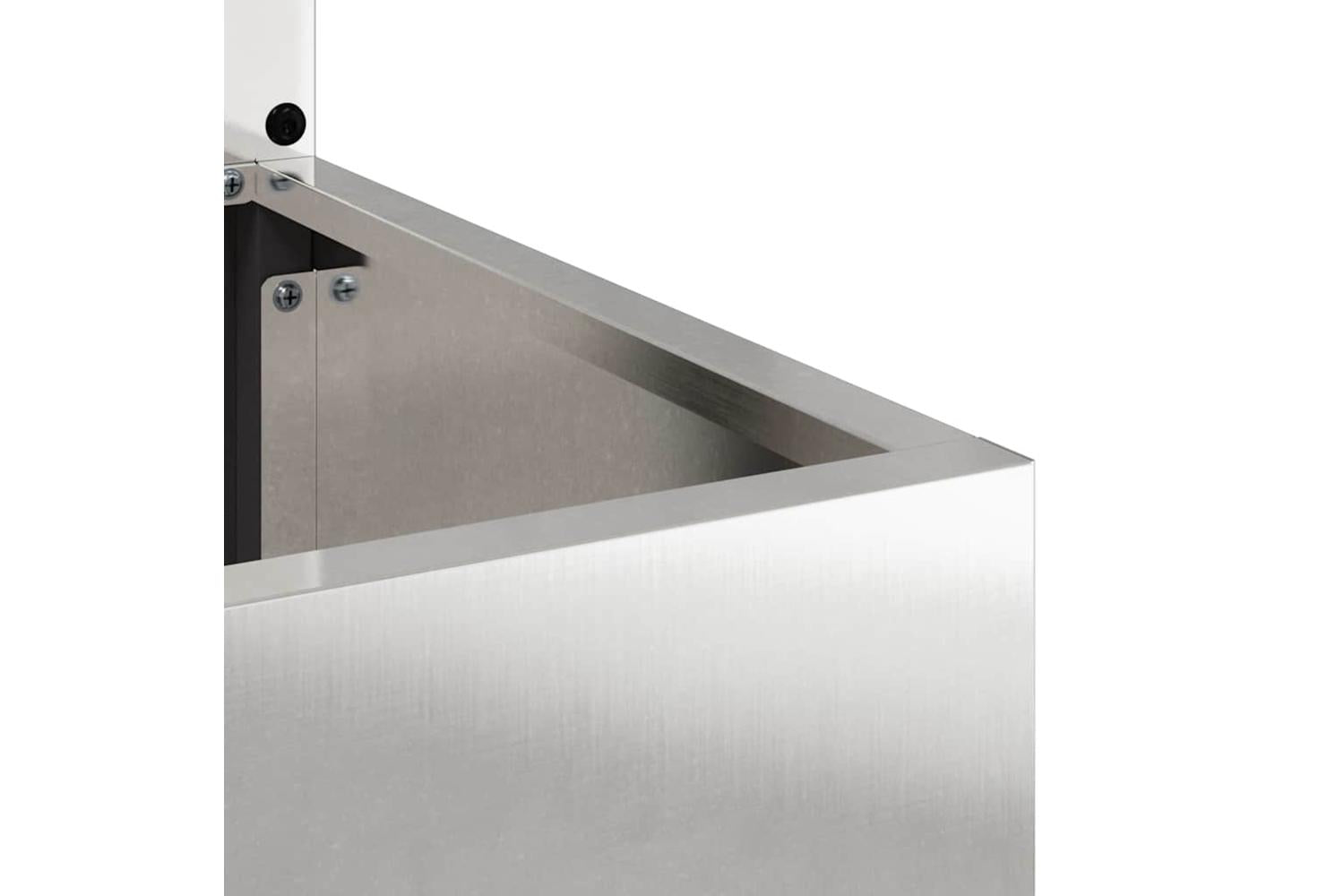 Garden Privacy Screen Sliver 32 X 140 Cm Stainless Steel-8