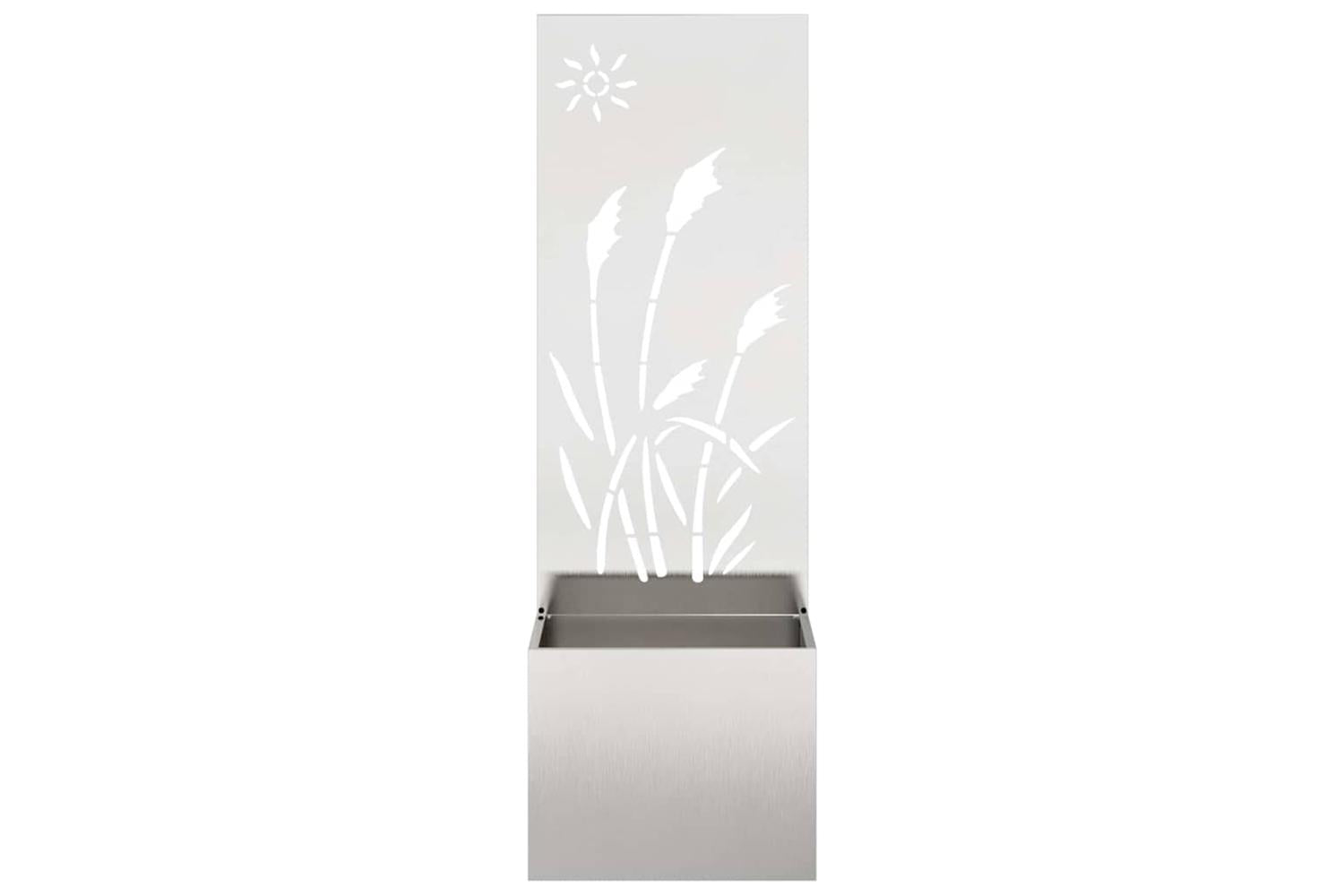 Garden Privacy Screen Sliver 50 X 140 Cm Stainless Steel-5