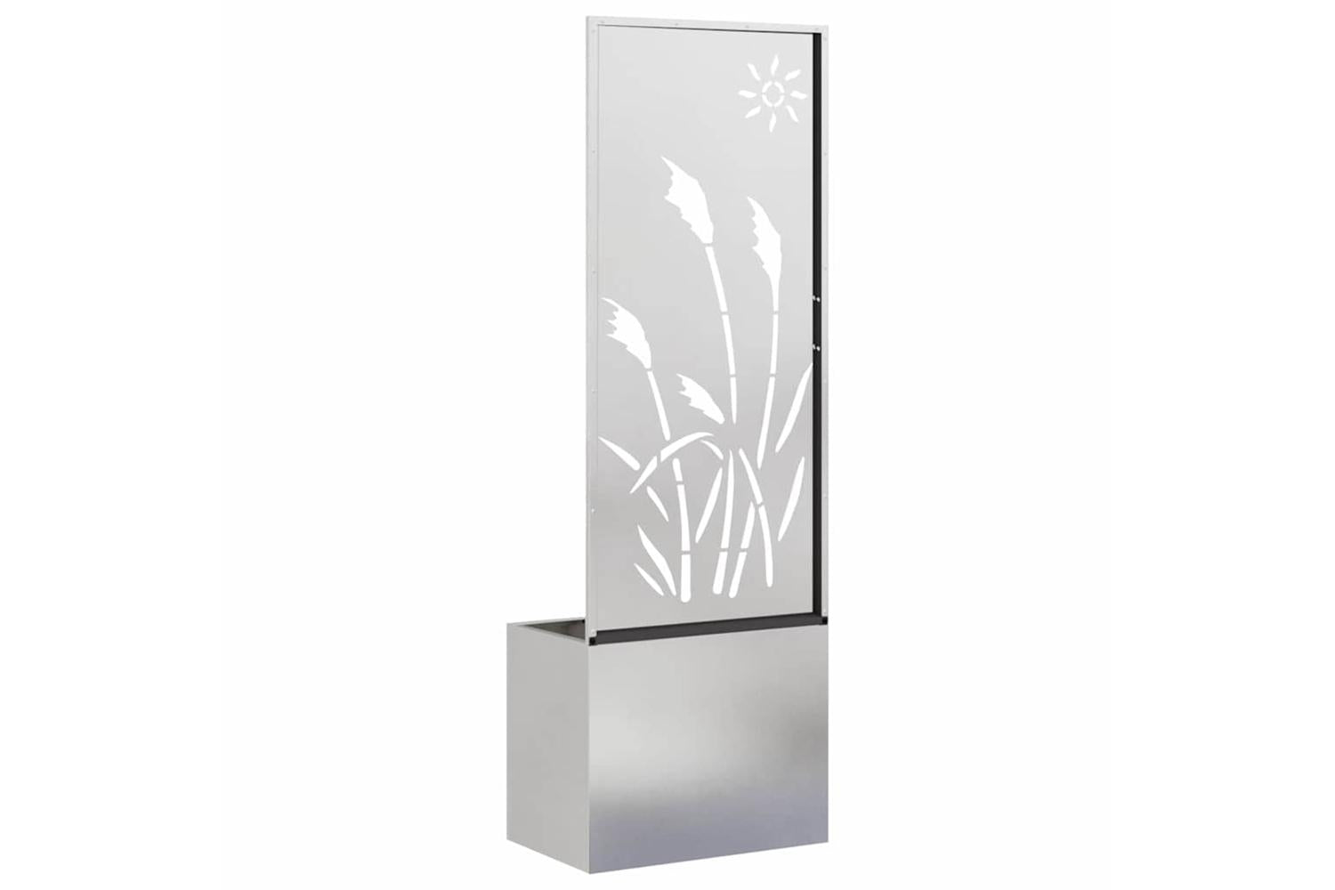 Garden Privacy Screen Sliver 50 X 140 Cm Stainless Steel-7