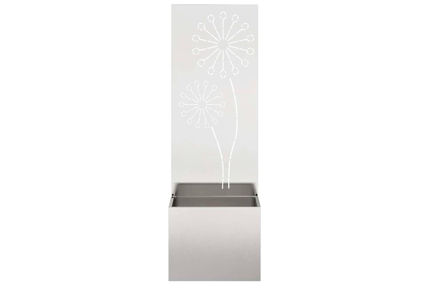 Garden Privacy Screen Sliver 50 X 140 Cm Stainless Steel-5