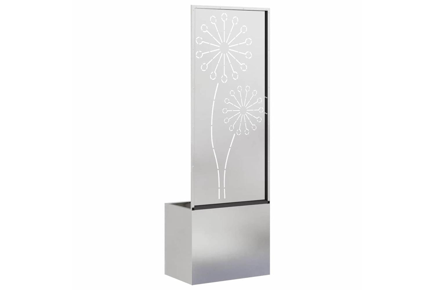 Garden Privacy Screen Sliver 50 X 140 Cm Stainless Steel-7