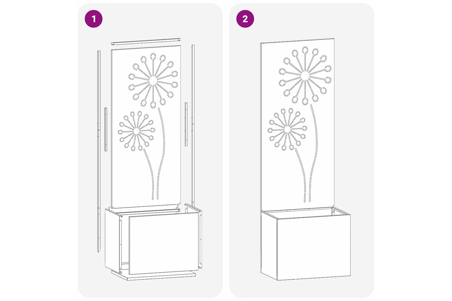 Garden Privacy Screen Sliver 50 X 140 Cm Stainless Steel-9