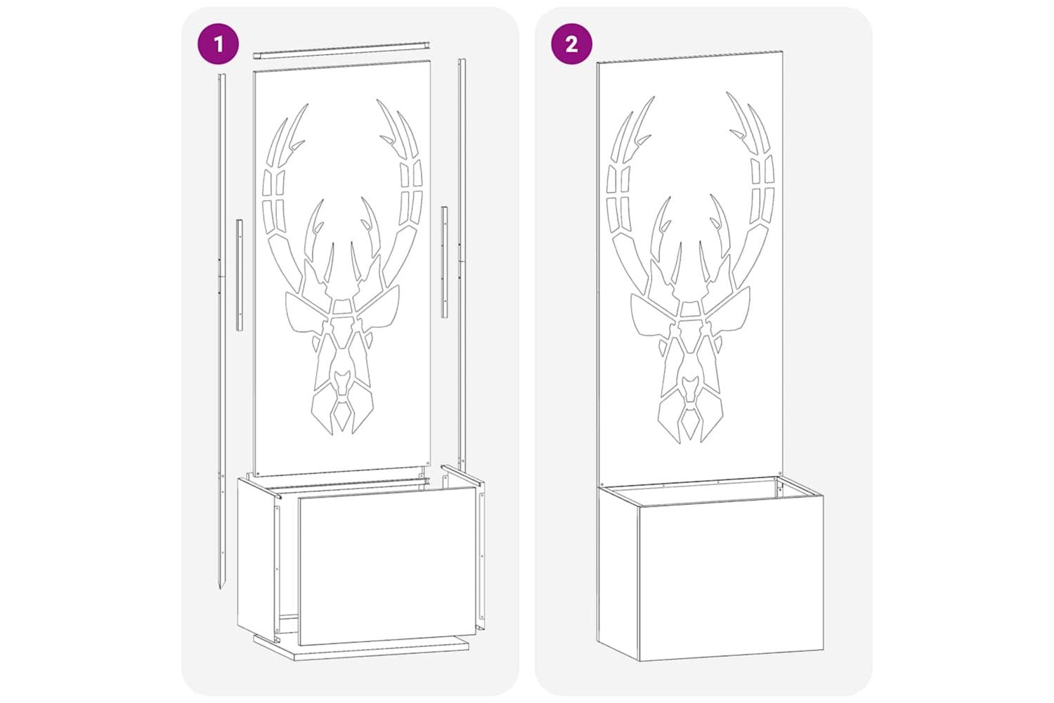 Garden Privacy Screen Sliver 50 X 140 Cm Stainless Steel-9