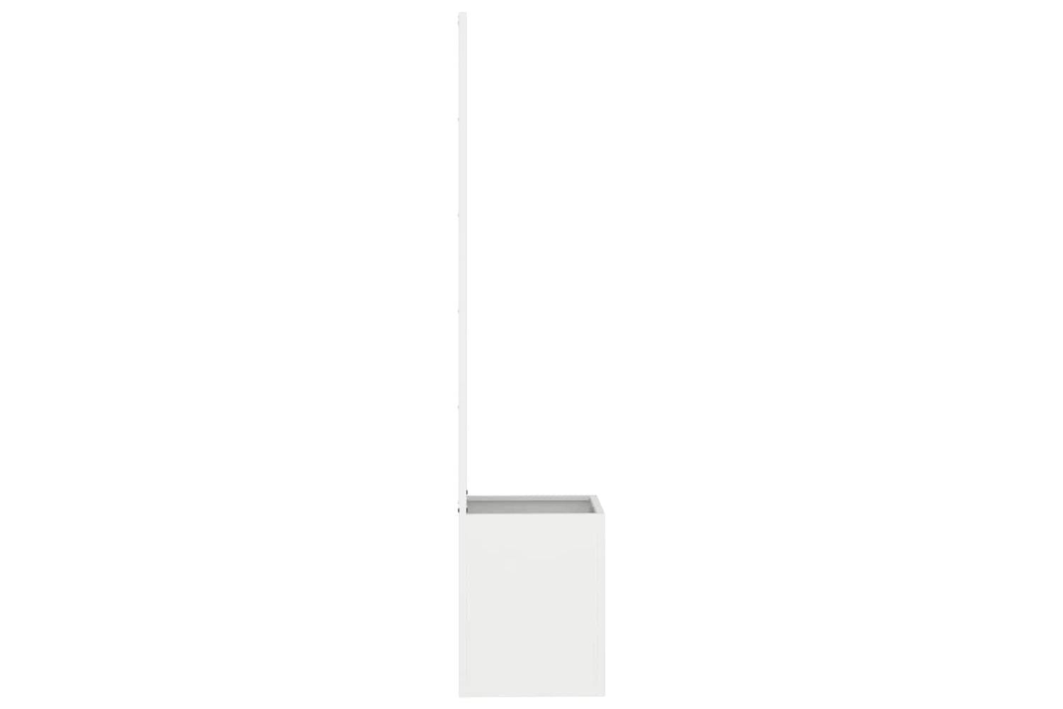 Garden Privacy Screen White 32 X 140 Cm Cold-rolled Steel-6
