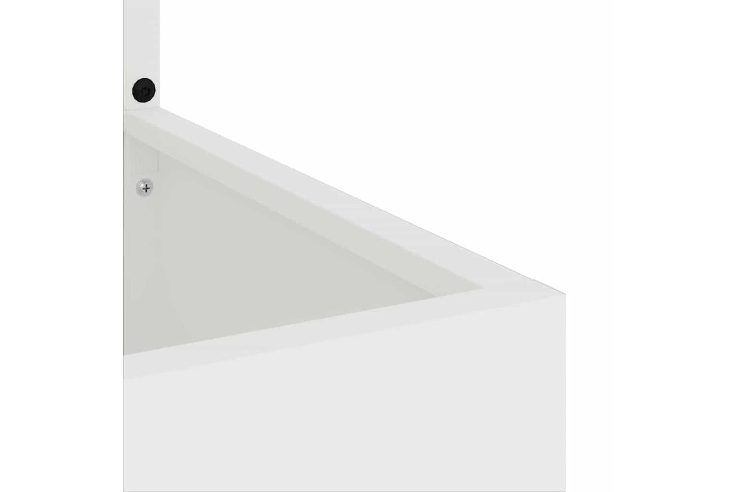 Garden Privacy Screen White 32 X 140 Cm Cold-rolled Steel-8