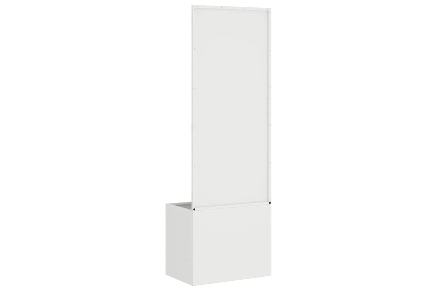 Garden Privacy Screen White 50 X 140 Cm Cold-rolled Steel-7
