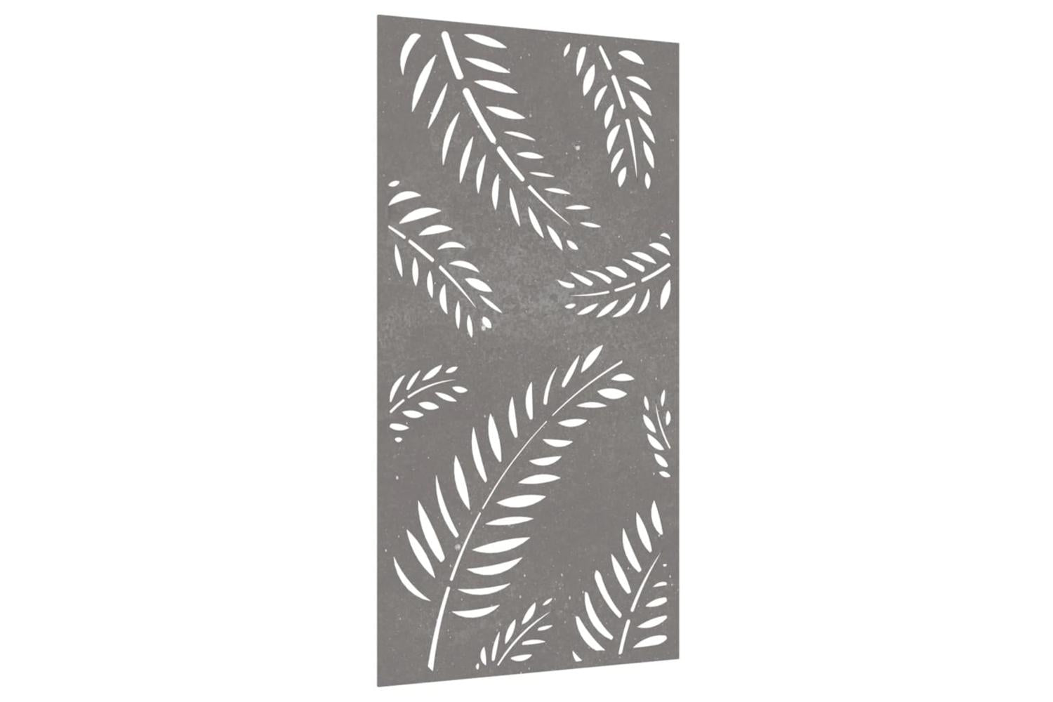 Garden Wall Decoration 105x55 Cm Corten Steel Leaf Design-3