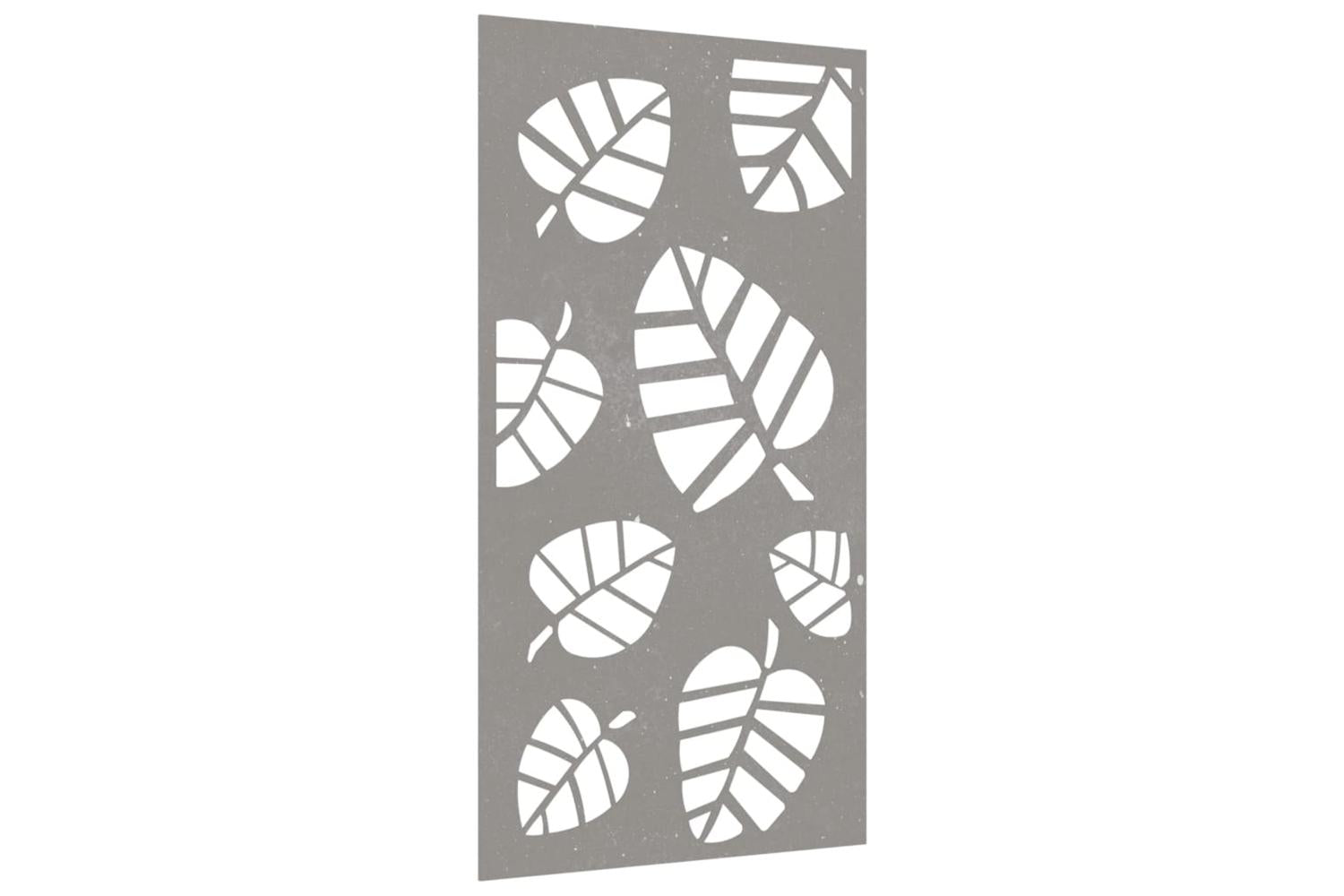 Garden Wall Decoration 105x55 Cm Corten Steel Leaf Design-3