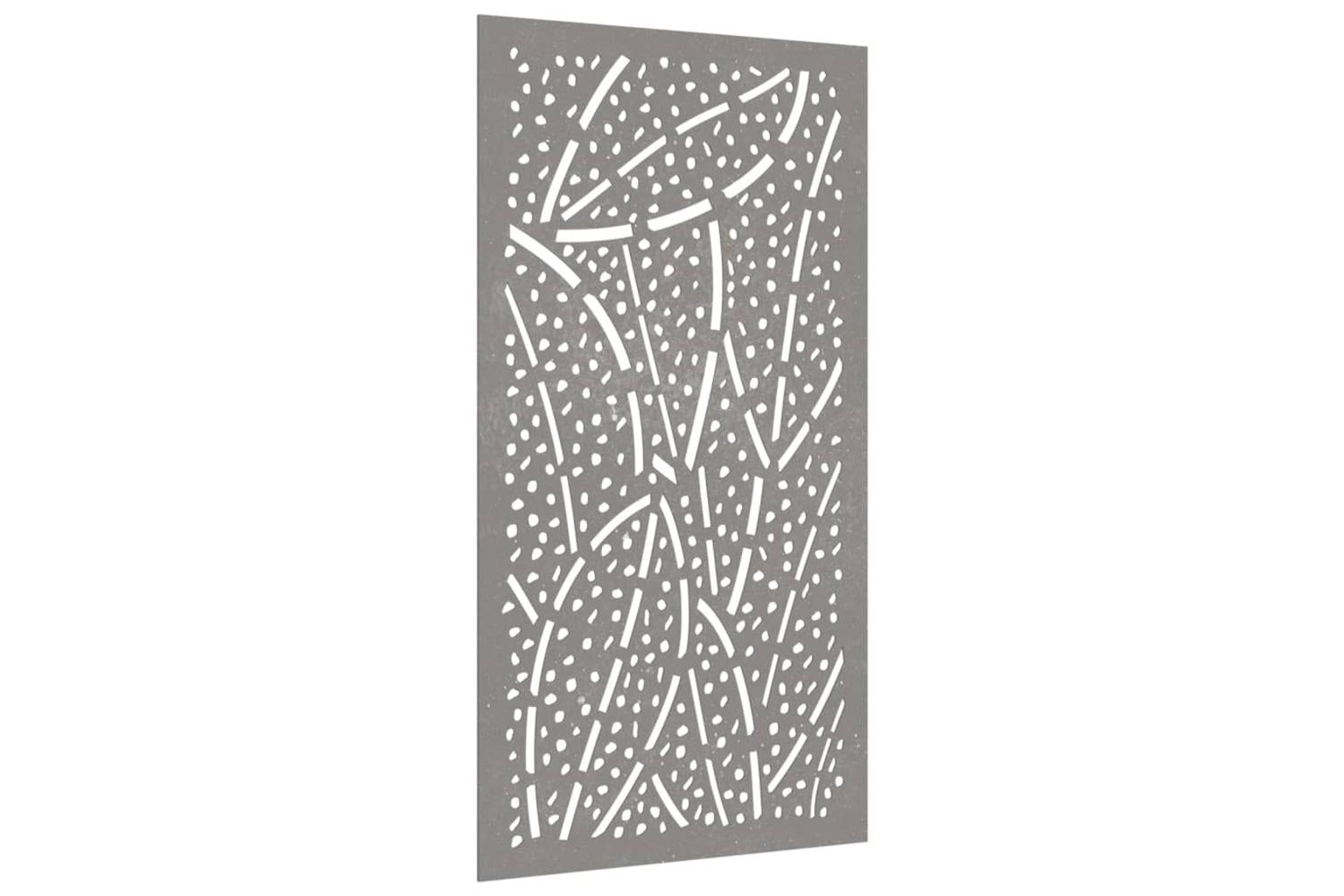 Garden Wall Decoration 105x55 Cm Corten Steel Leaf Design-3