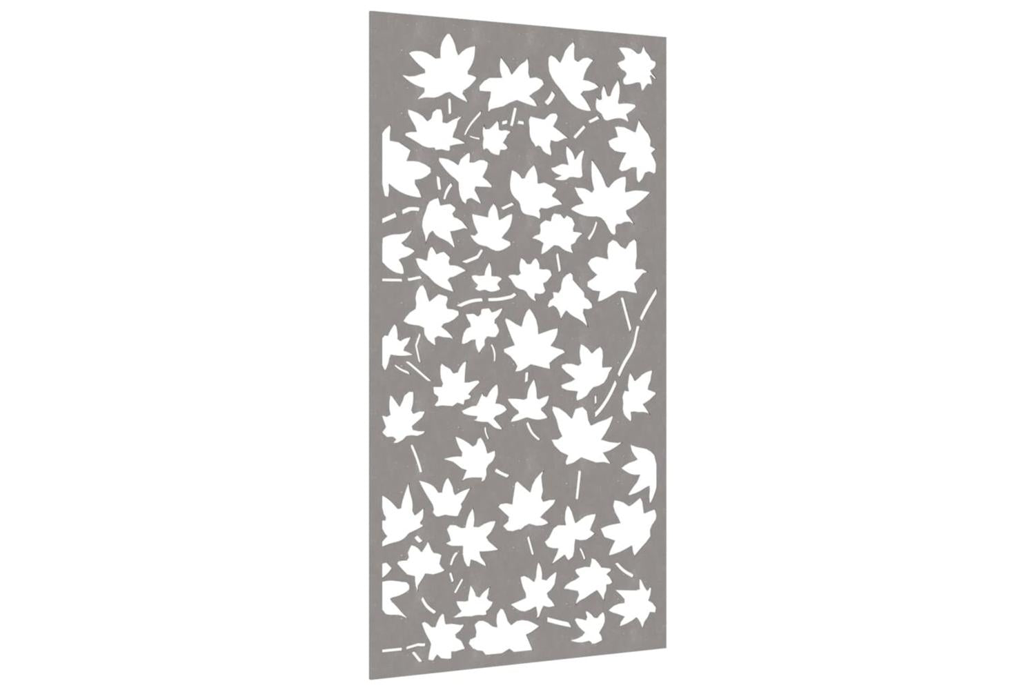 Garden Wall Decoration 105x55 Cm Corten Steel Maple Leaf Design-3