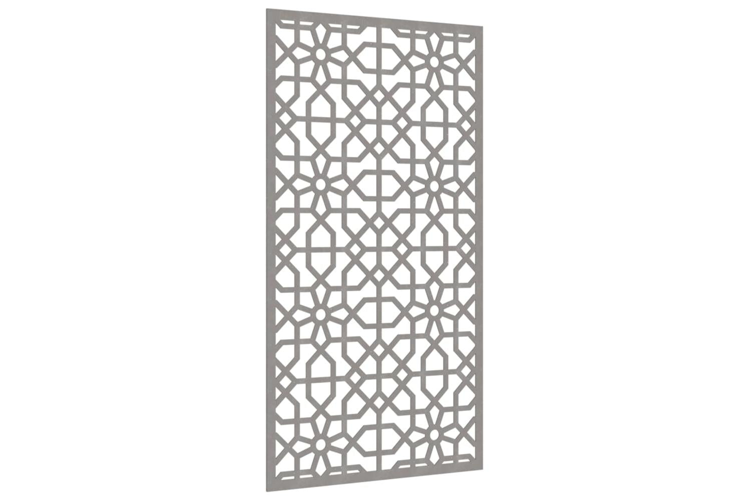 Garden Wall Decoration 105x55 Cm Corten Steel Moorish Design-3