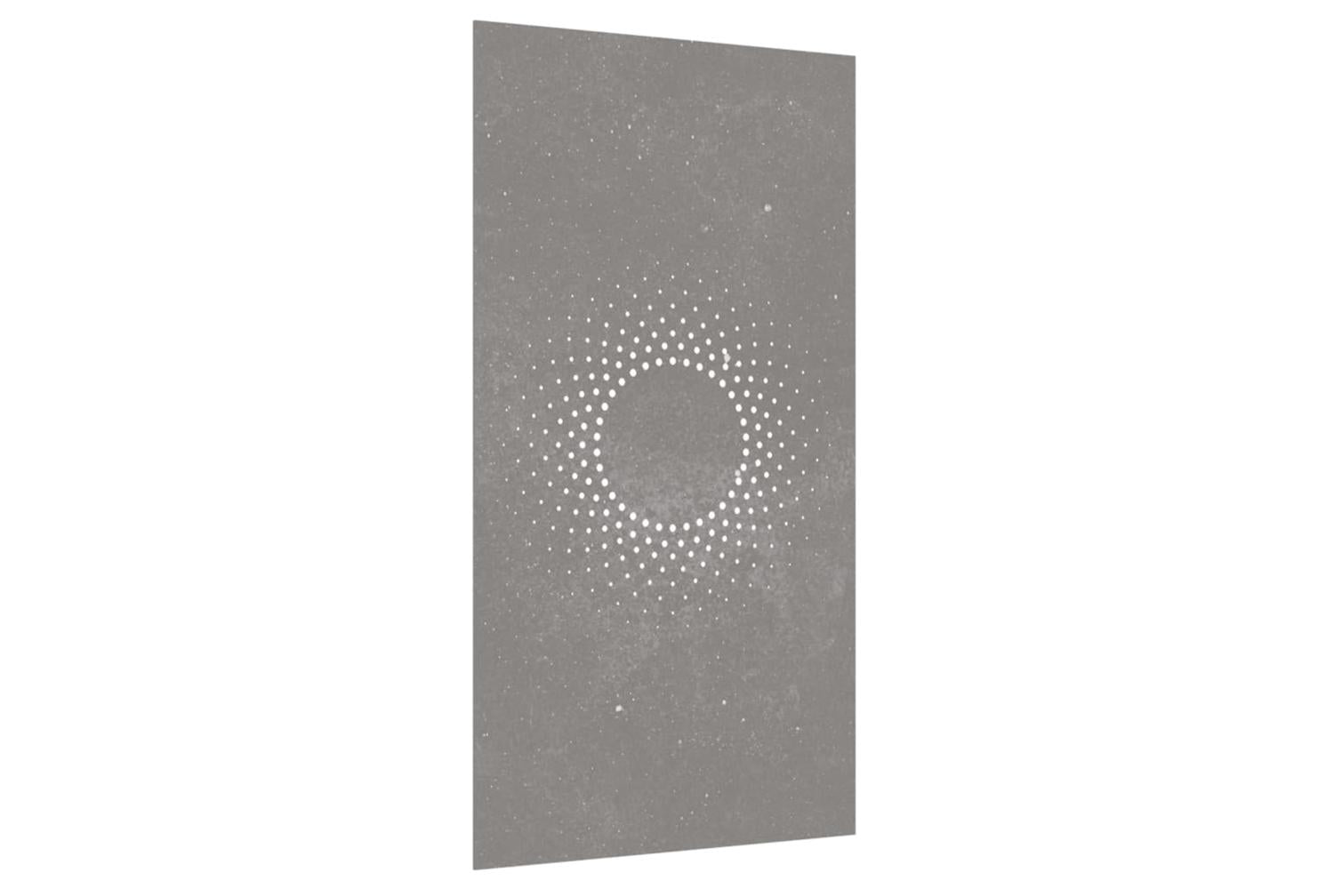 Garden Wall Decoration 105x55 Cm Corten Steel Sun Design-3