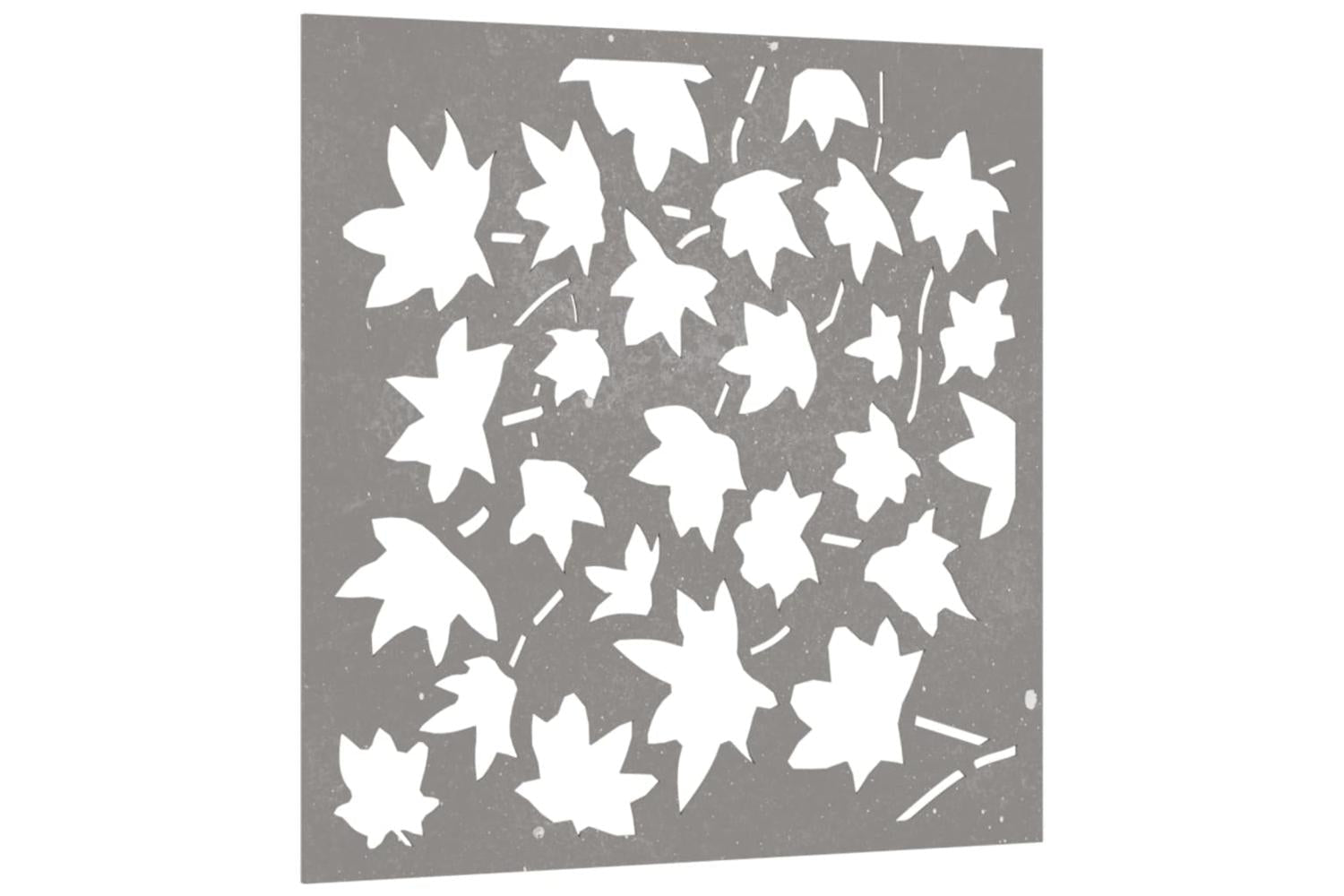 Garden Wall Decoration 55x55 Cm Corten Steel Maple Leaf Design-3