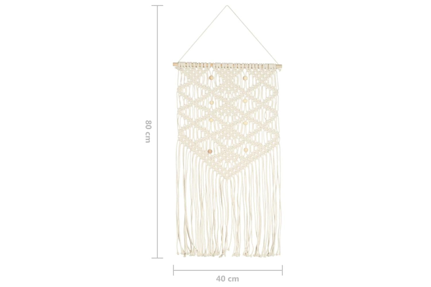 Macrame Wall Hanger 40x80 Cm Cotton-6