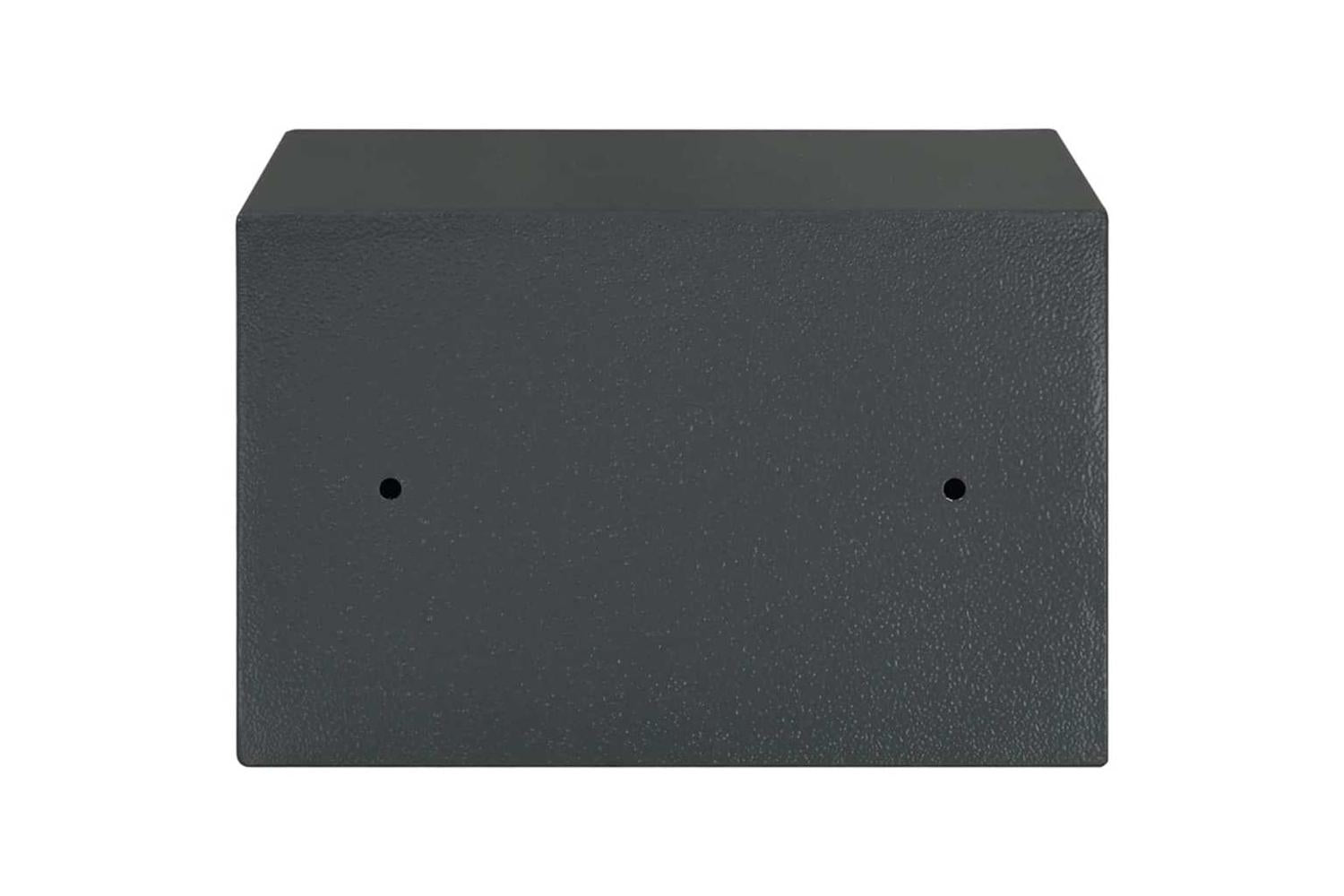 Safe Box With Lock Grey 20 X 31 X 20 Cm Steel-6