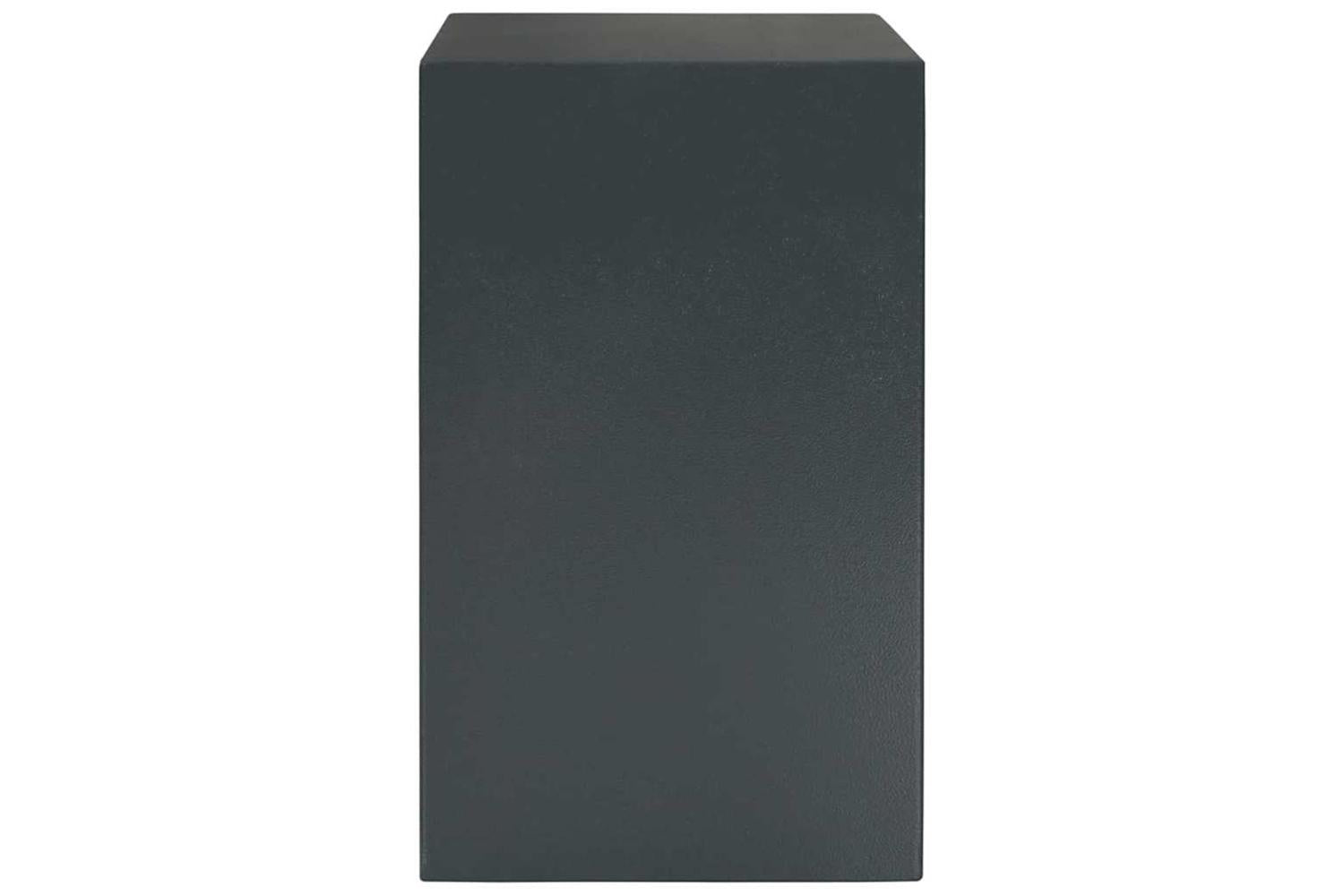 Safe Box With Lock Grey 31 X 35 X 50 Cm Steel-5