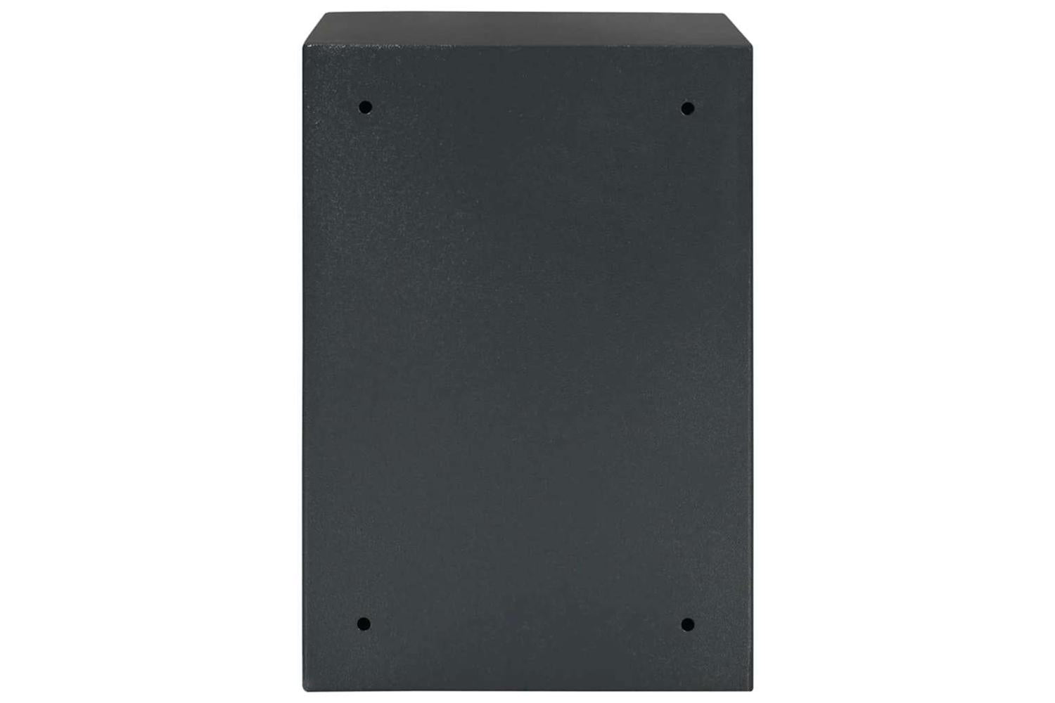 Safe Box With Lock Grey 31 X 35 X 50 Cm Steel-6