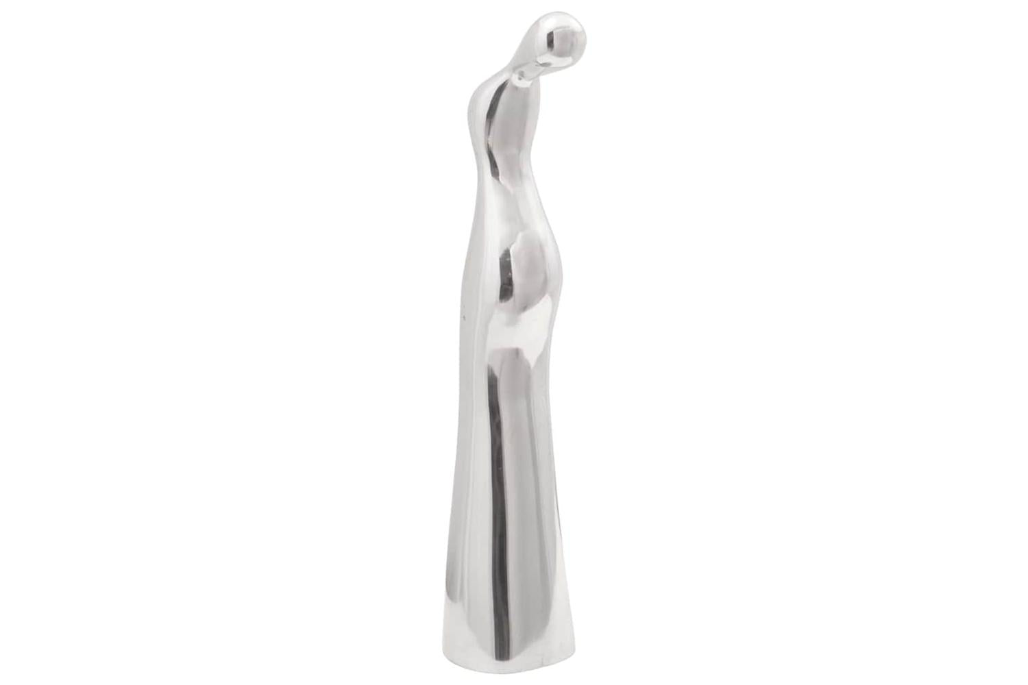Sculpture Silver 10 X 16 X 49 Cm Aluminium-2