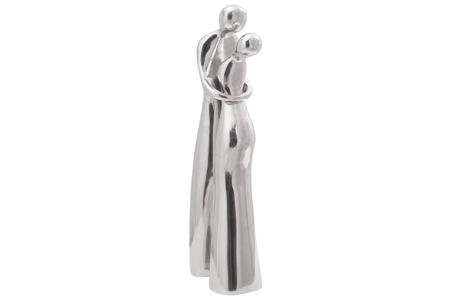 Sculpture Silver 10 X 16 X 49 Cm Aluminium-3