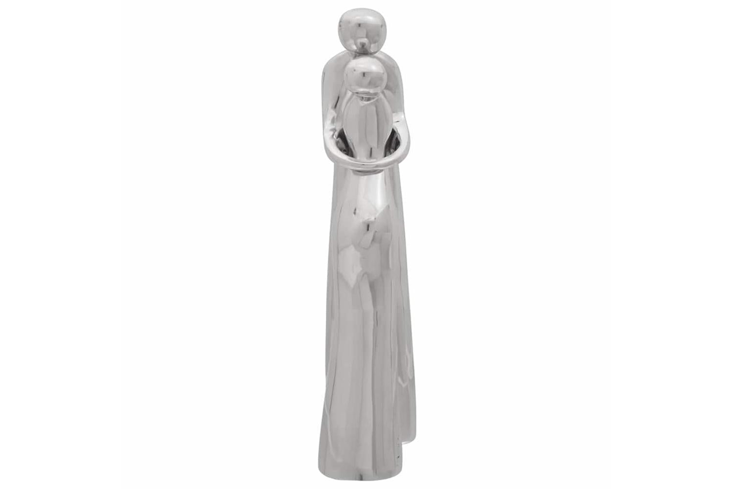Sculpture Silver 10 X 16 X 49 Cm Aluminium-5