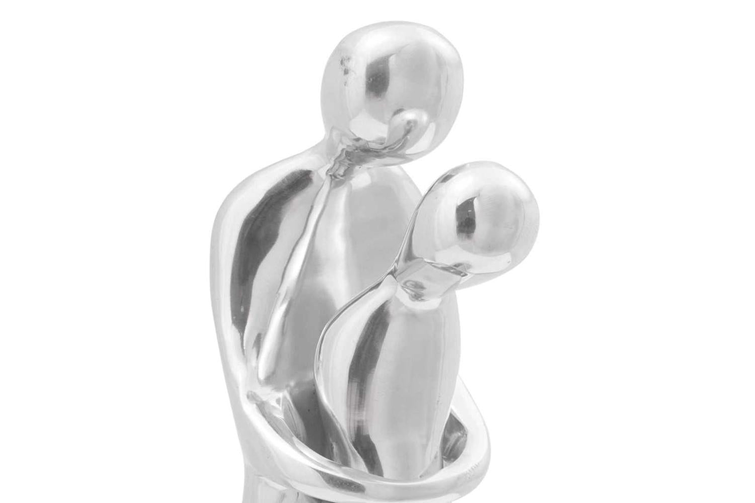 Sculpture Silver 10 X 16 X 49 Cm Aluminium-7