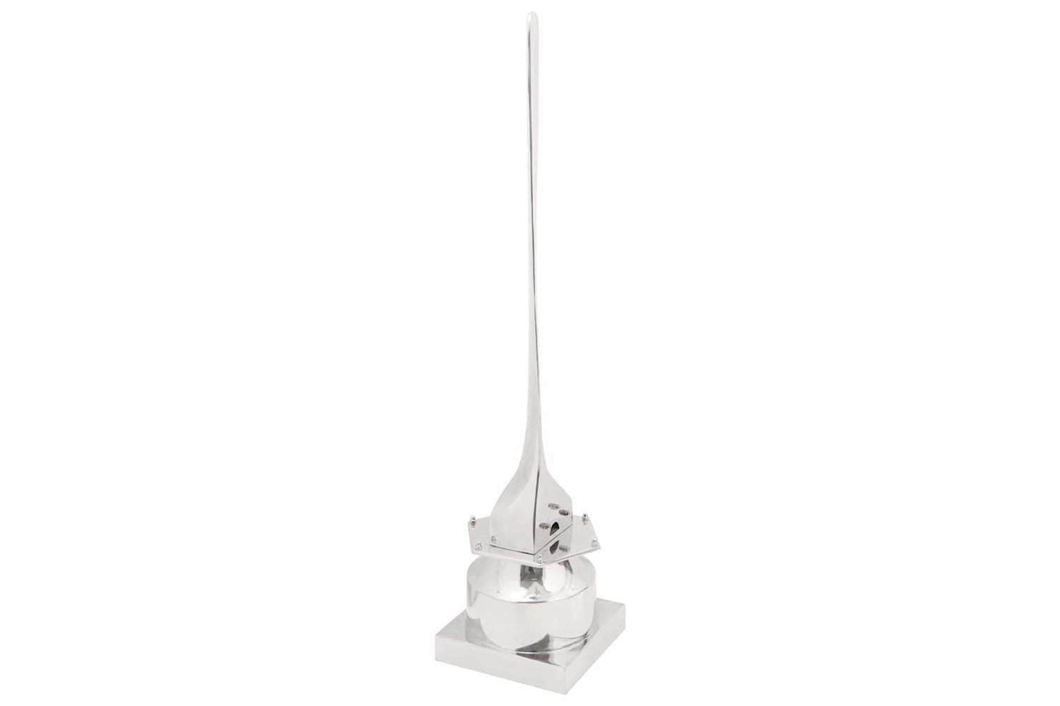 Sculpture Silver 26 X 26 X 110 Cm Aluminium-3
