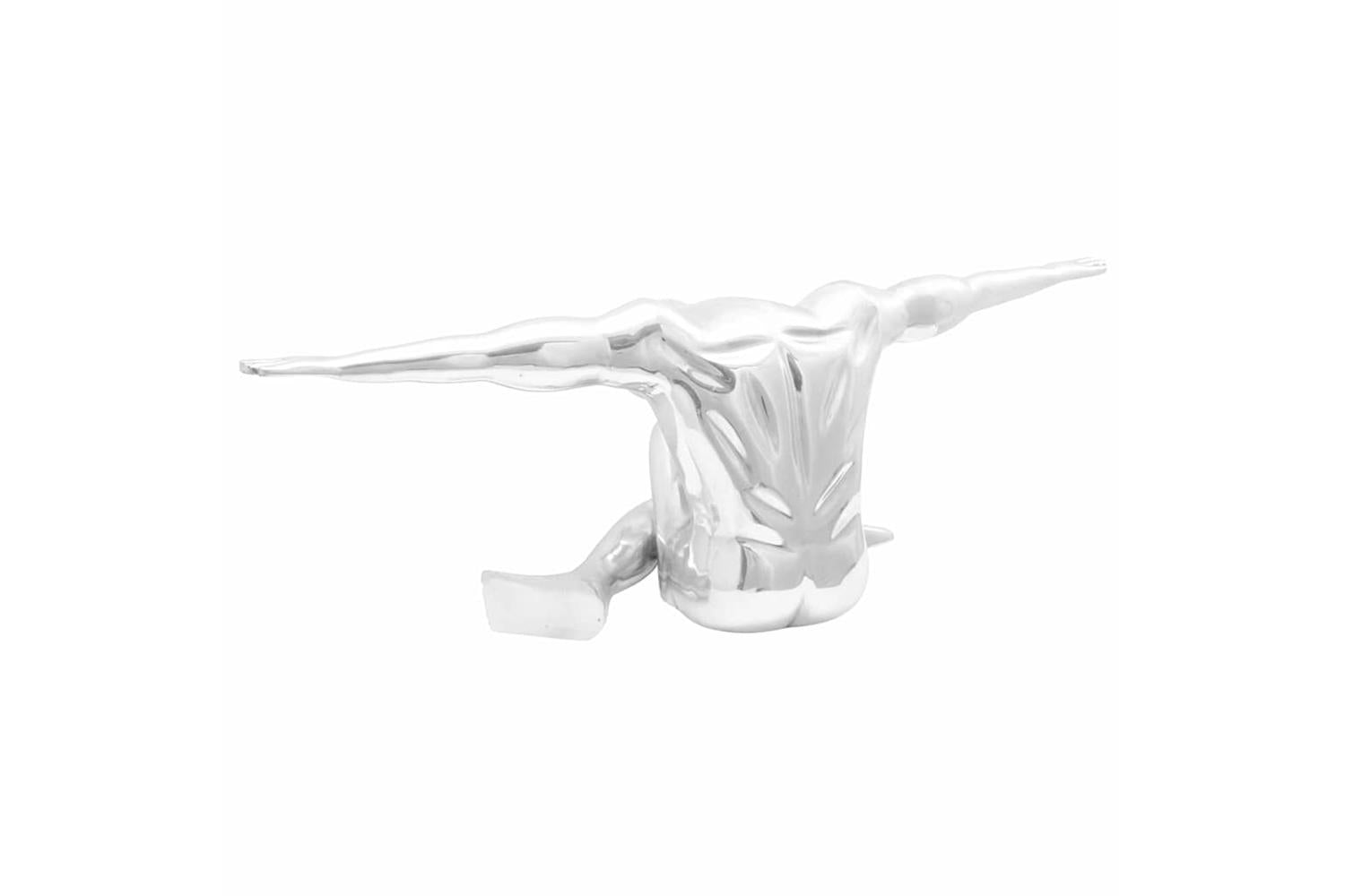 Sculpture Silver 915 X 32 X 33 Cm Aluminium-2