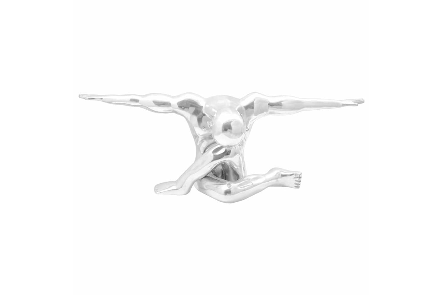 Sculpture Silver 915 X 32 X 33 Cm Aluminium-3
