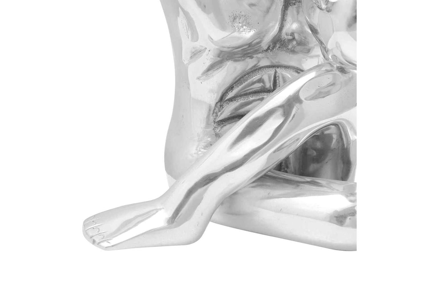 Sculpture Silver 915 X 32 X 33 Cm Aluminium-5