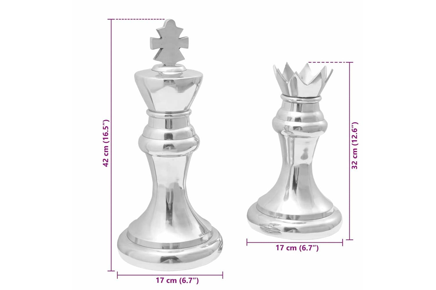 Sculptures Silver Aluminium-10
