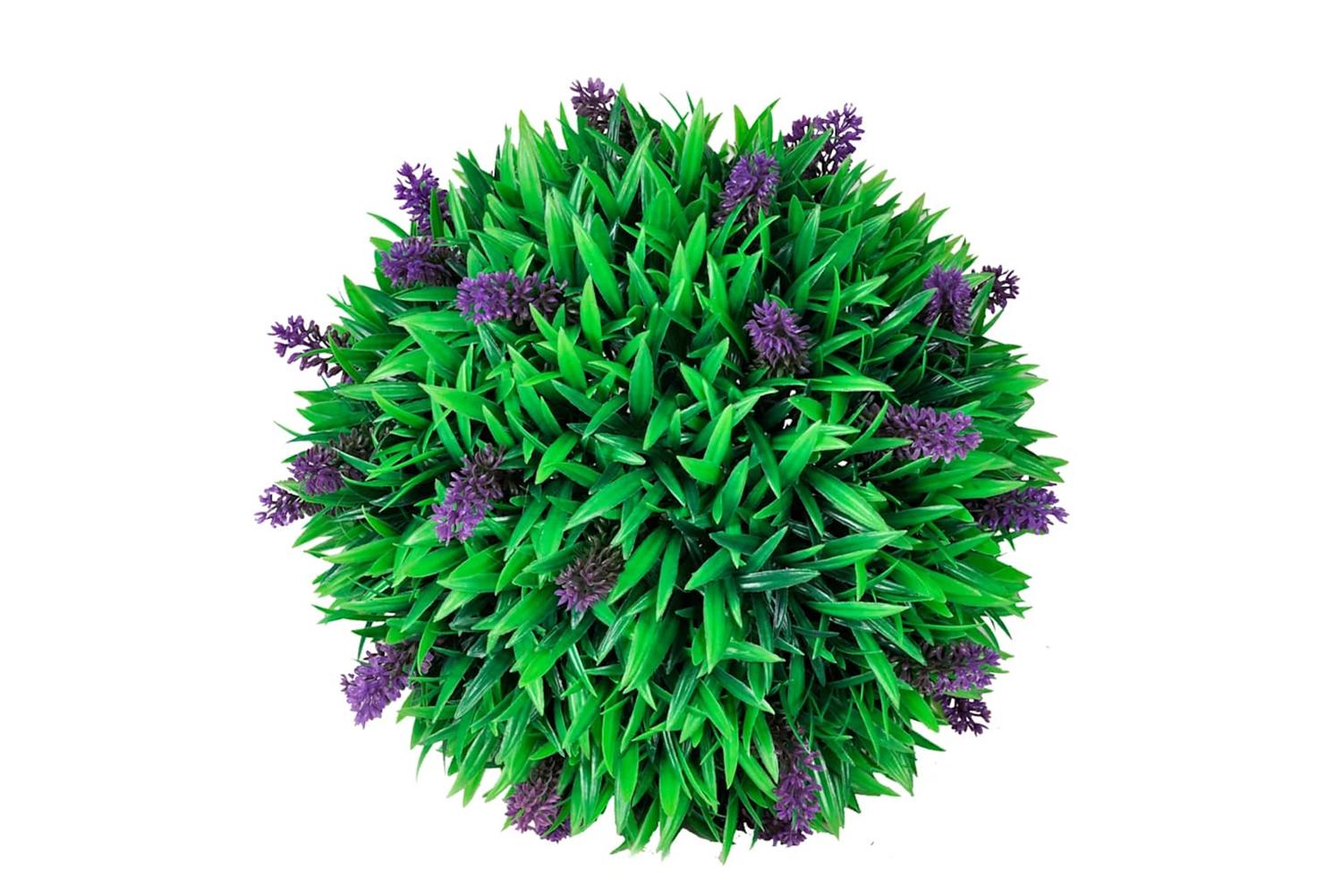 Set Of 2 Artificial Boxwood Ball With Lavender 30 Cm-2