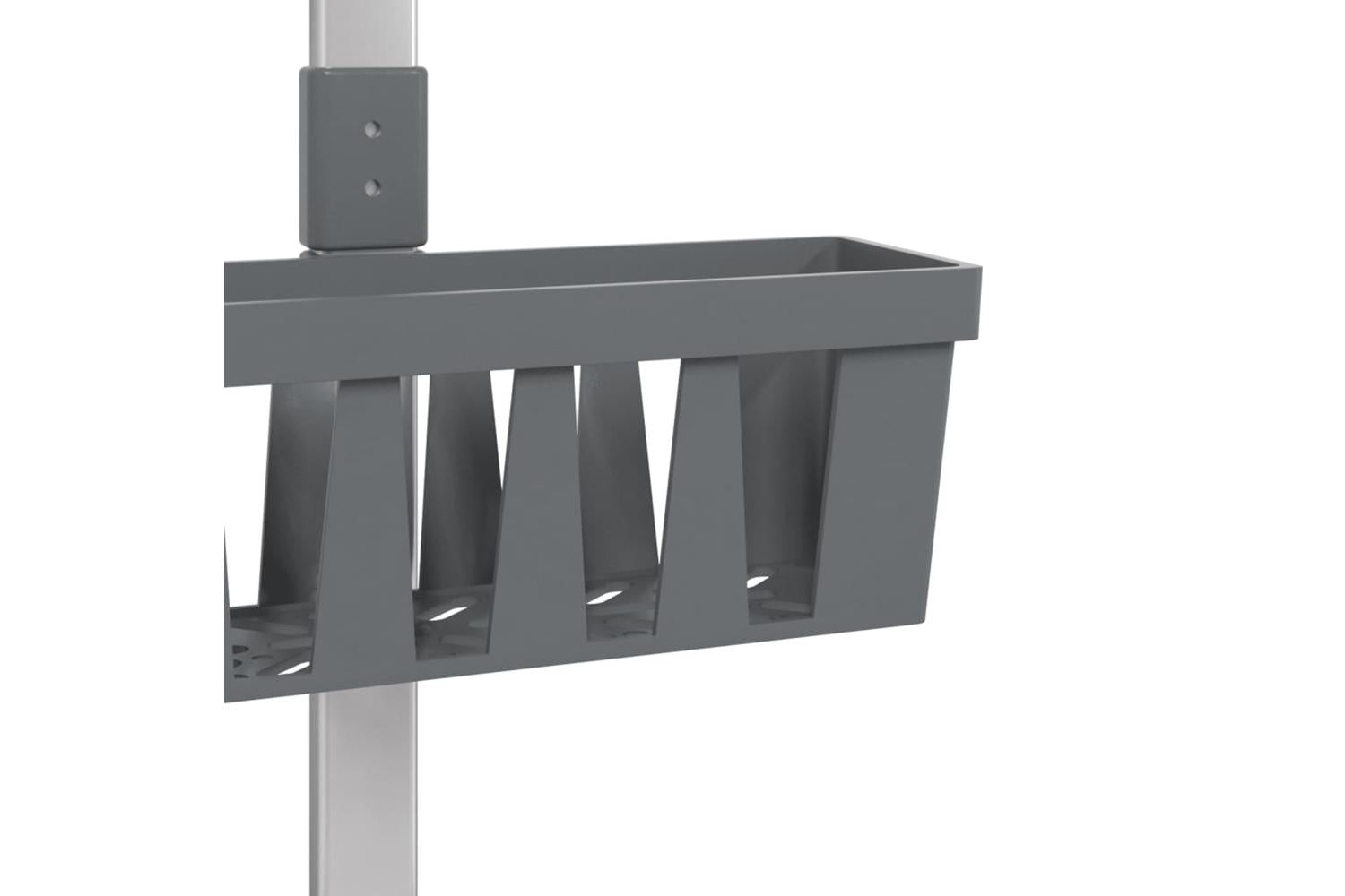 Shower Hanger Shelf 30x15x67-105 Cm Aluminium-6