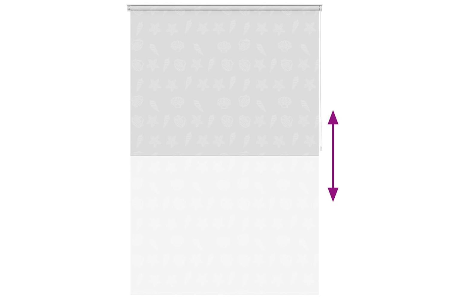 Shower Roller Blind 140x240 Cm Sea Star-5
